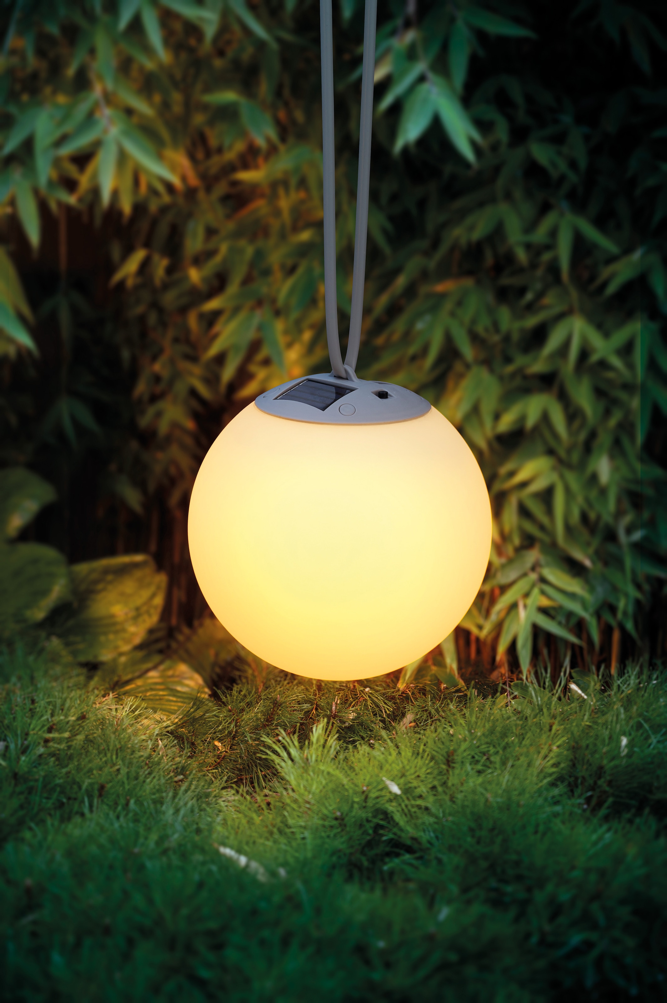 my home LED Solarleuchte »Orlaith, LED-Solar Kugel Ø 20 cm, hängend«, Leuchtmittel LED-Modul | LED fest integriert, mit Aufhänung
