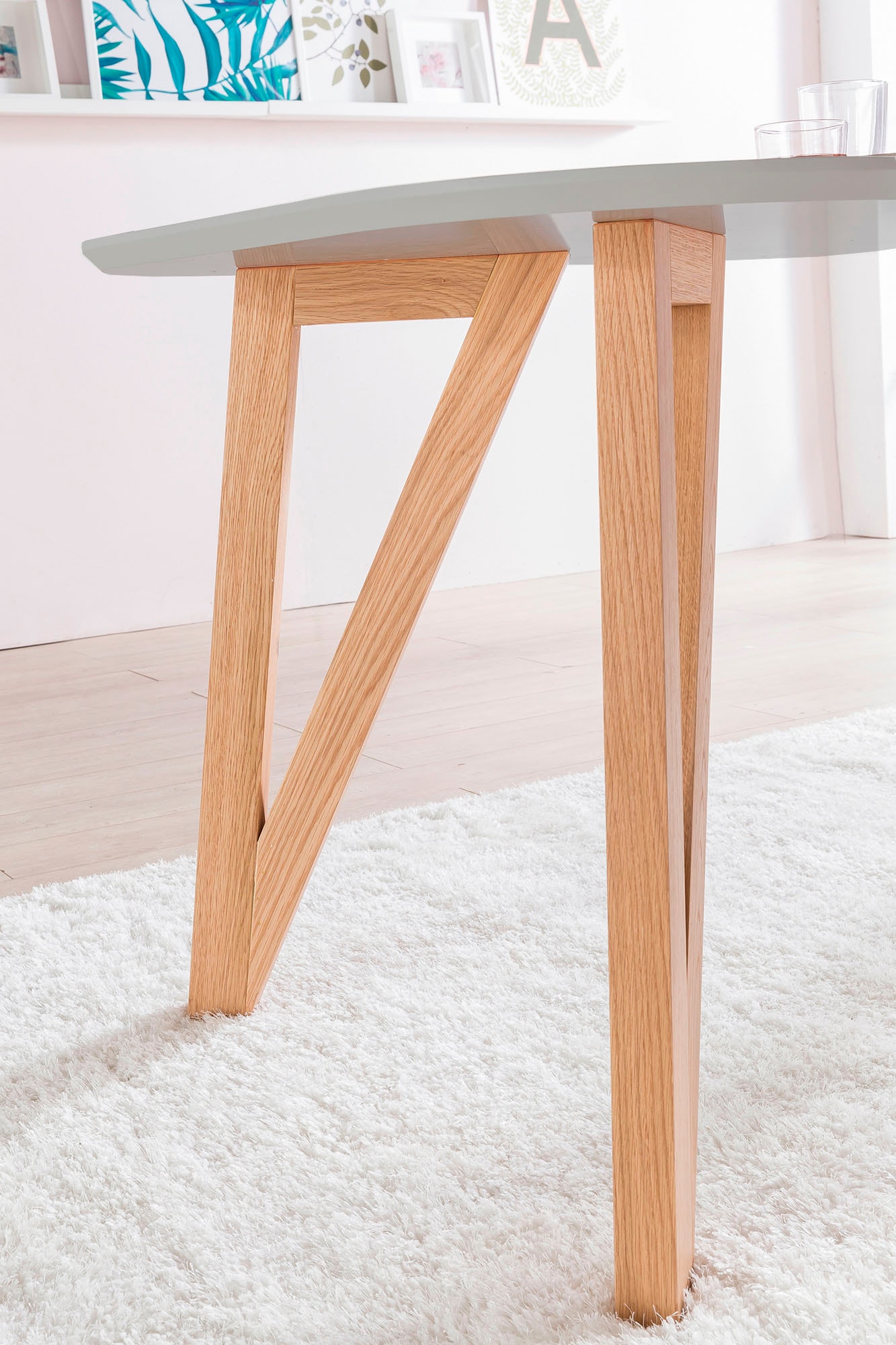 SalesFever Essgruppe, (Set, 5 tlg.), bestehend aus 4 modernen Polsterstühlen und einem 180 cm breiten Tisch