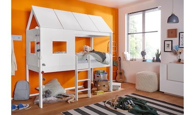 Lüttenhütt Kinderbett »Finn«, Hausbett, aus massiver Kiefer, hochwertige Verarbeitung kaufen