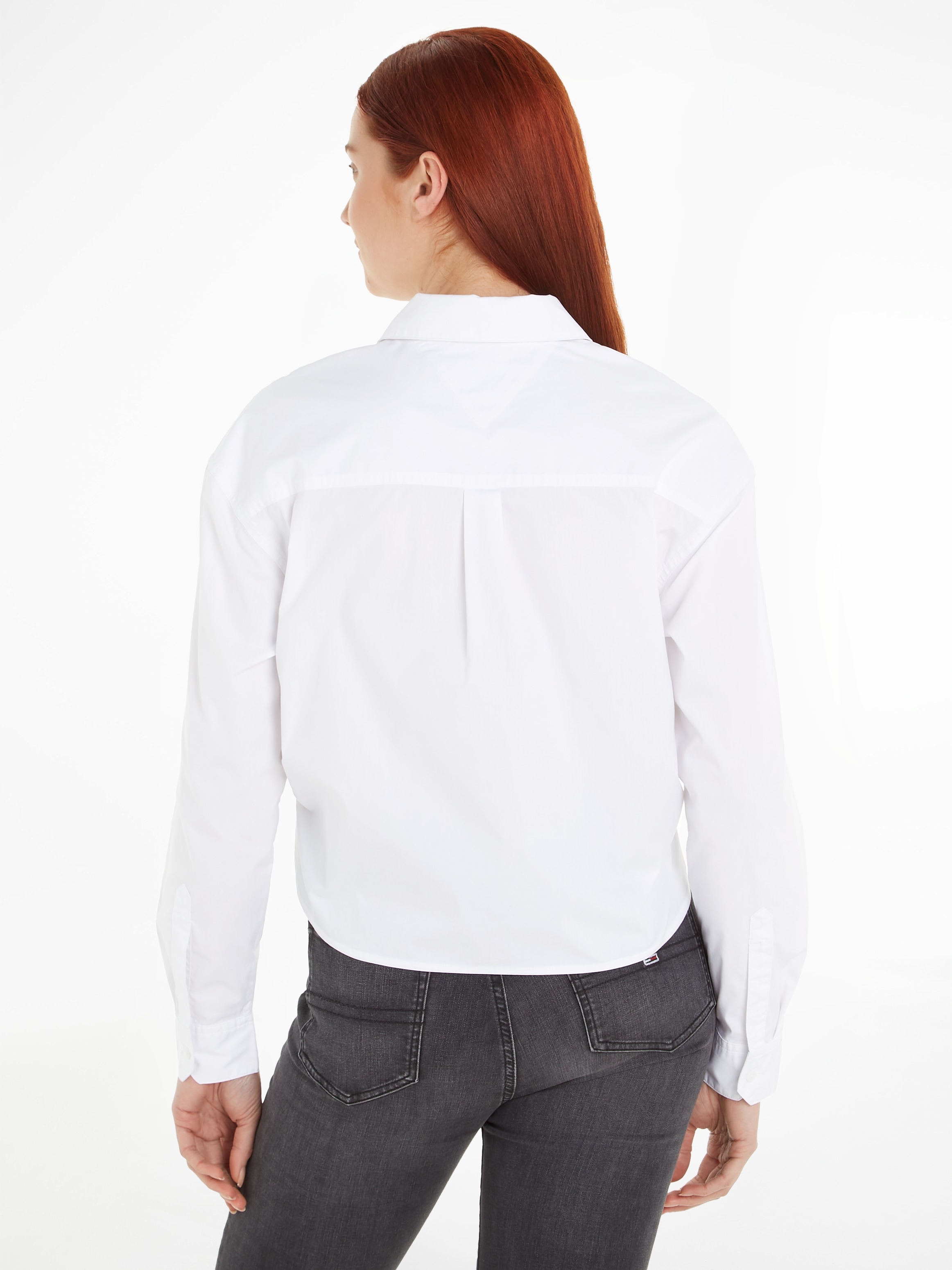 Tommy Jeans Blusentop »TJW FRONT TIE SHIRT«, mit Bindeband