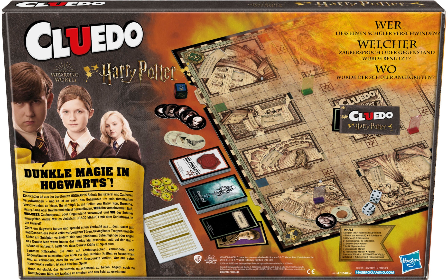 Hasbro Spiel »Cluedo Harry Potter«