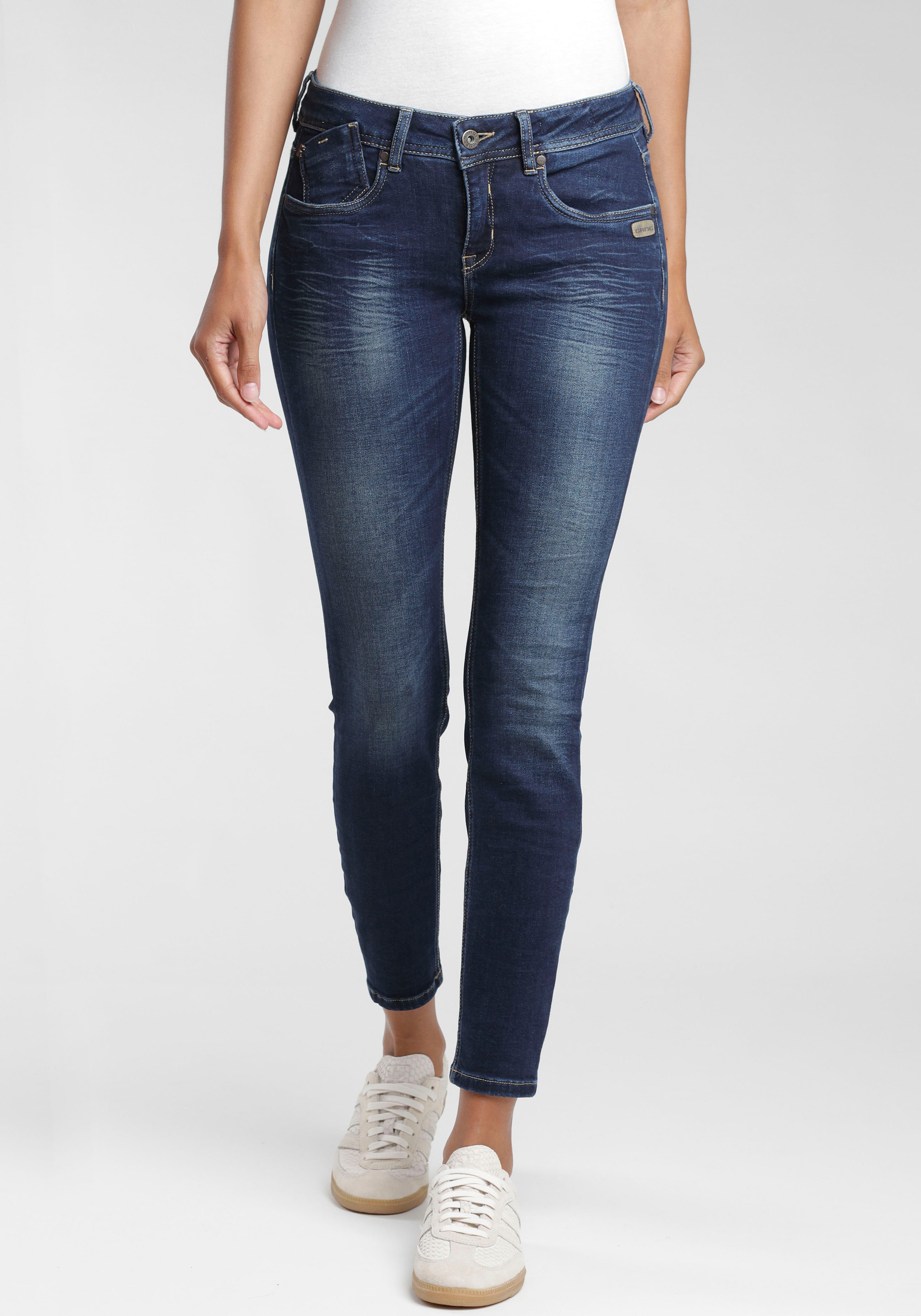 GANG Skinny-fit-Jeans »Faye«, im Flanking-Style jetzt bestellen