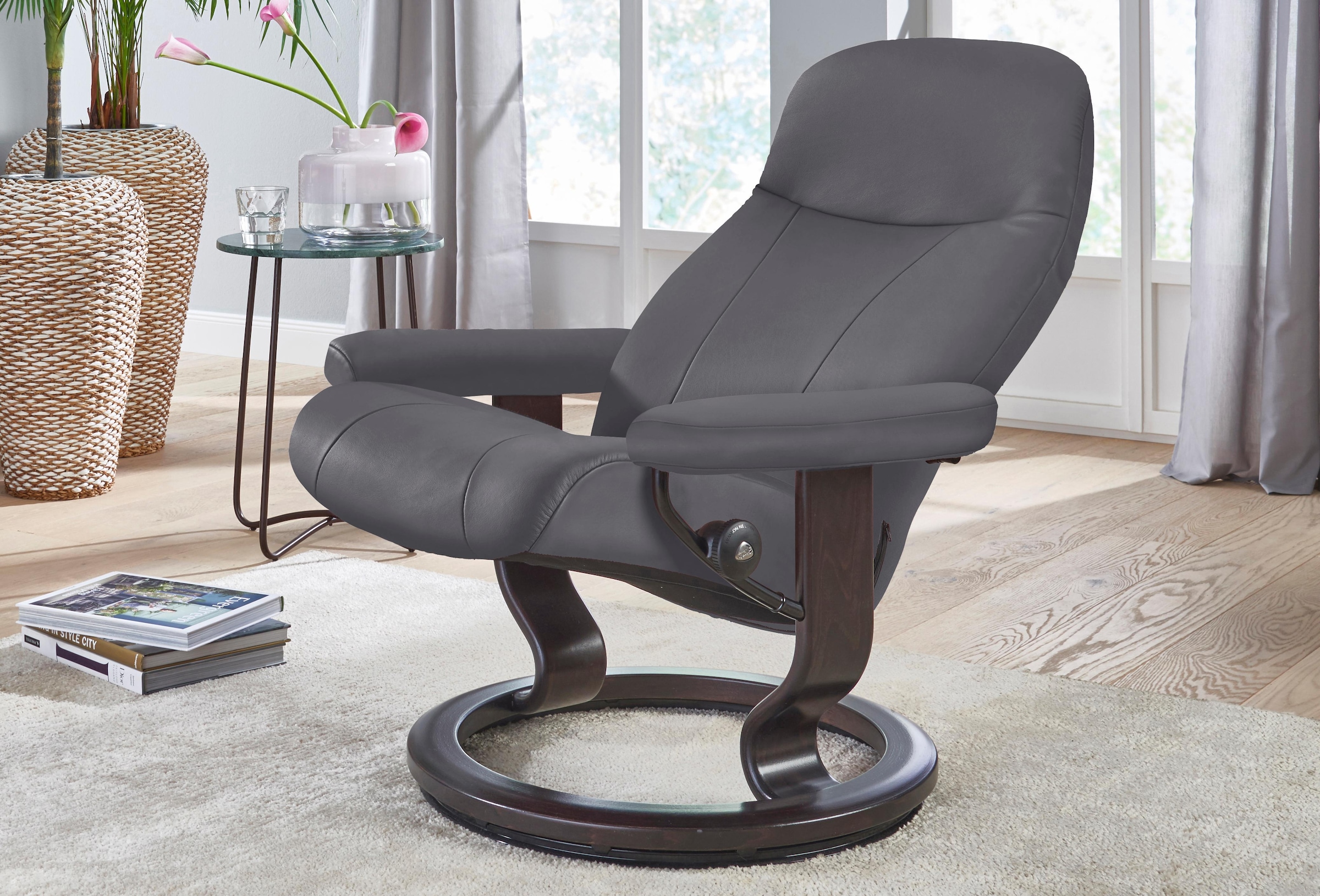 Stressless® Relaxsessel »Garda«, mit Classic Base, Größe M, Gestell Wenge