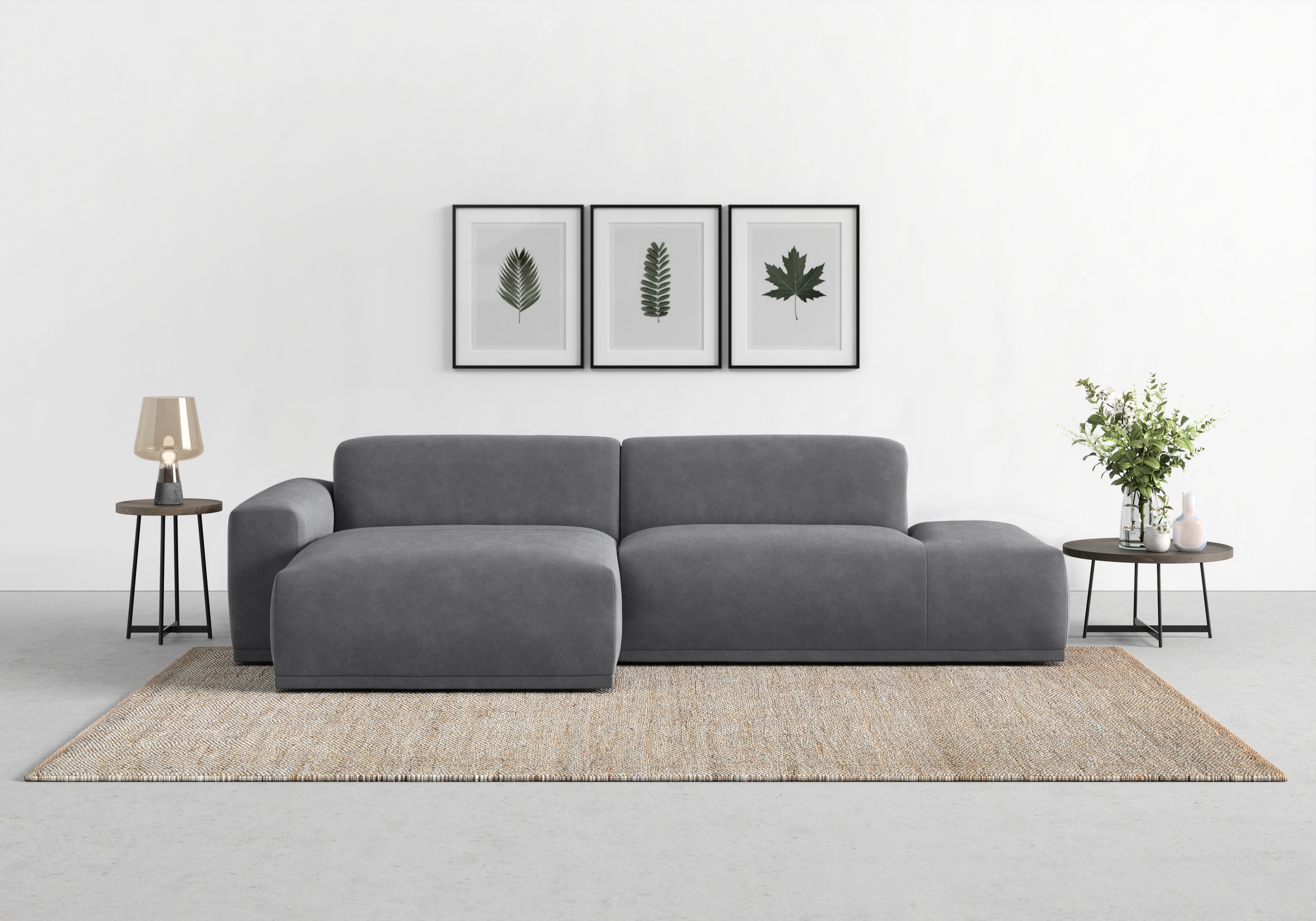 TRENDMANUFAKTUR Ecksofa »Braga, mit hochwertigem Kaltschaum, L-Form, in Cor günstig online kaufen