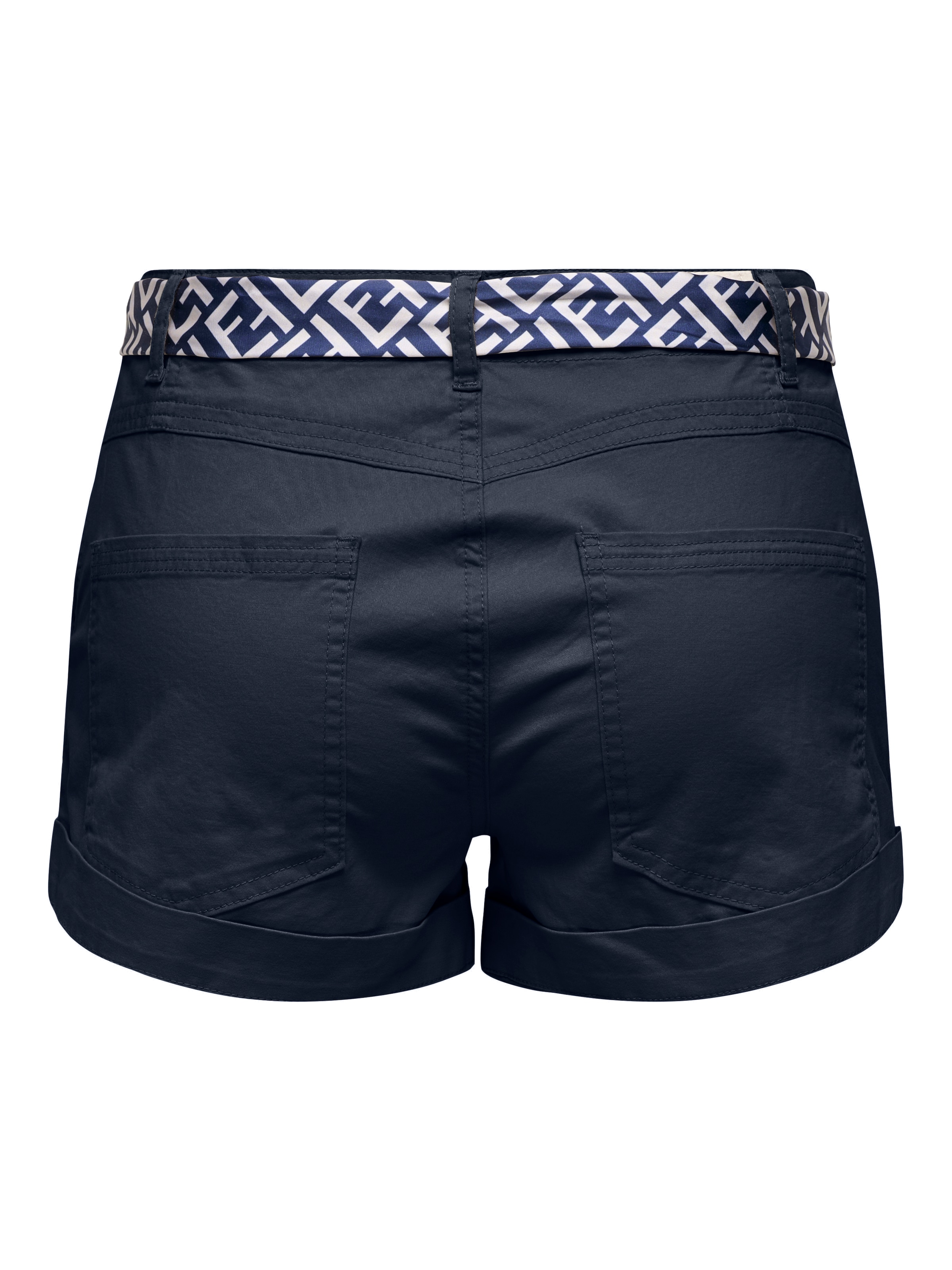 ONLY Chinoshorts »ONLEVELYN MW NEW BELT CHINO SHORTS PNT«, inkl. Bindeband als Gürtel