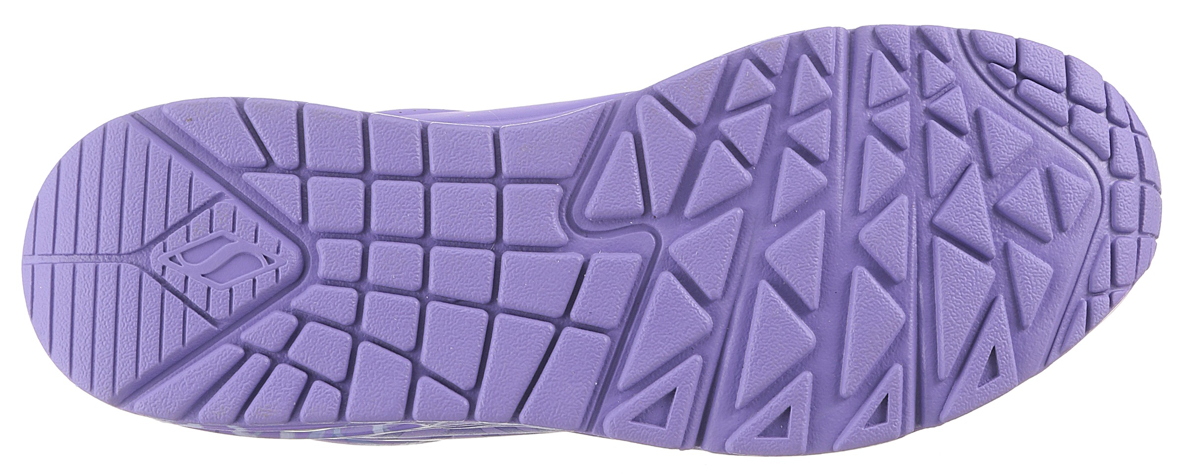 Skechers Wedgesneaker »UNO-SPREAD THE LOVE«, Freizeitschuh, Halbschuh, Schnürschuh mit coolem Graffiti-Print