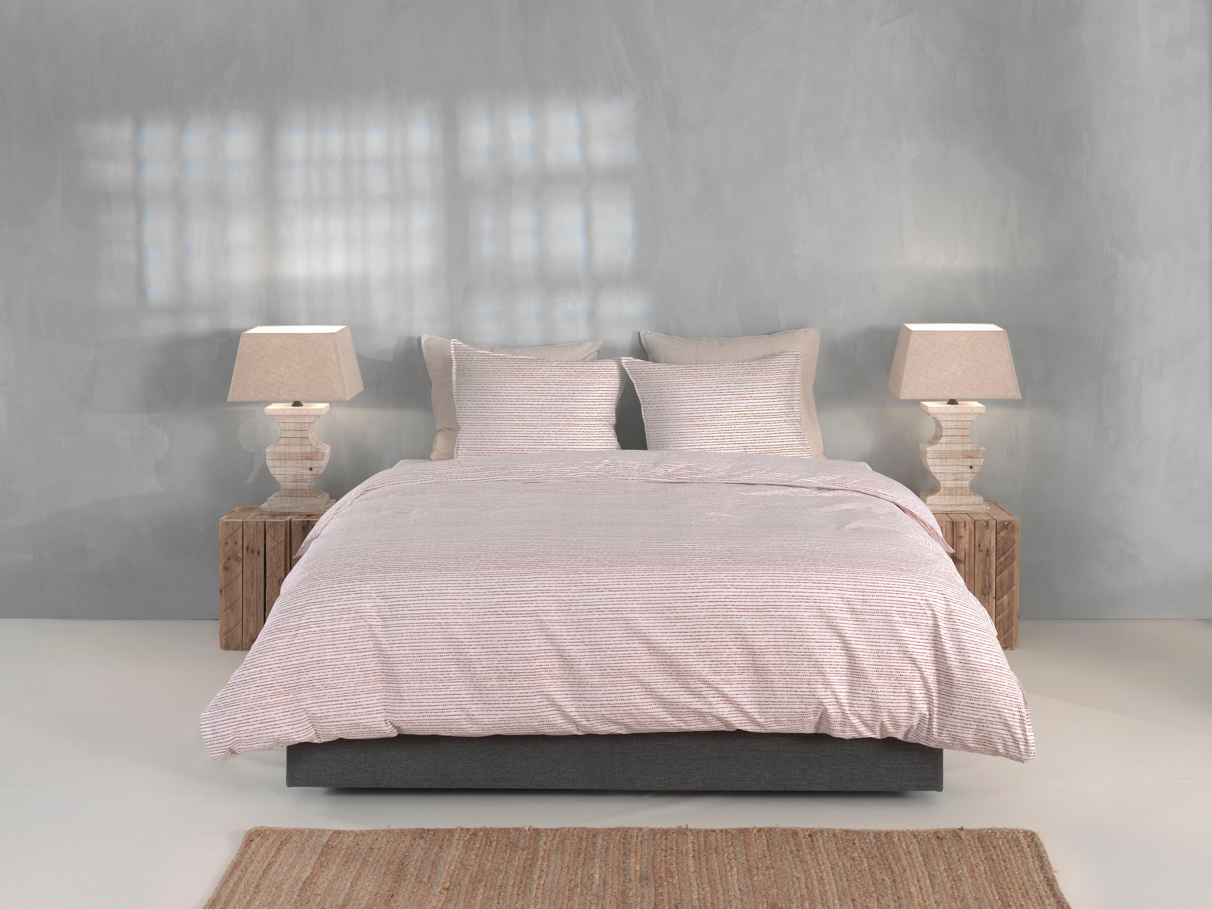 ZO HOME Bettwäsche »Striscia«, Bettwäsche aus 100% Baumwolle, hochwertige Perkal