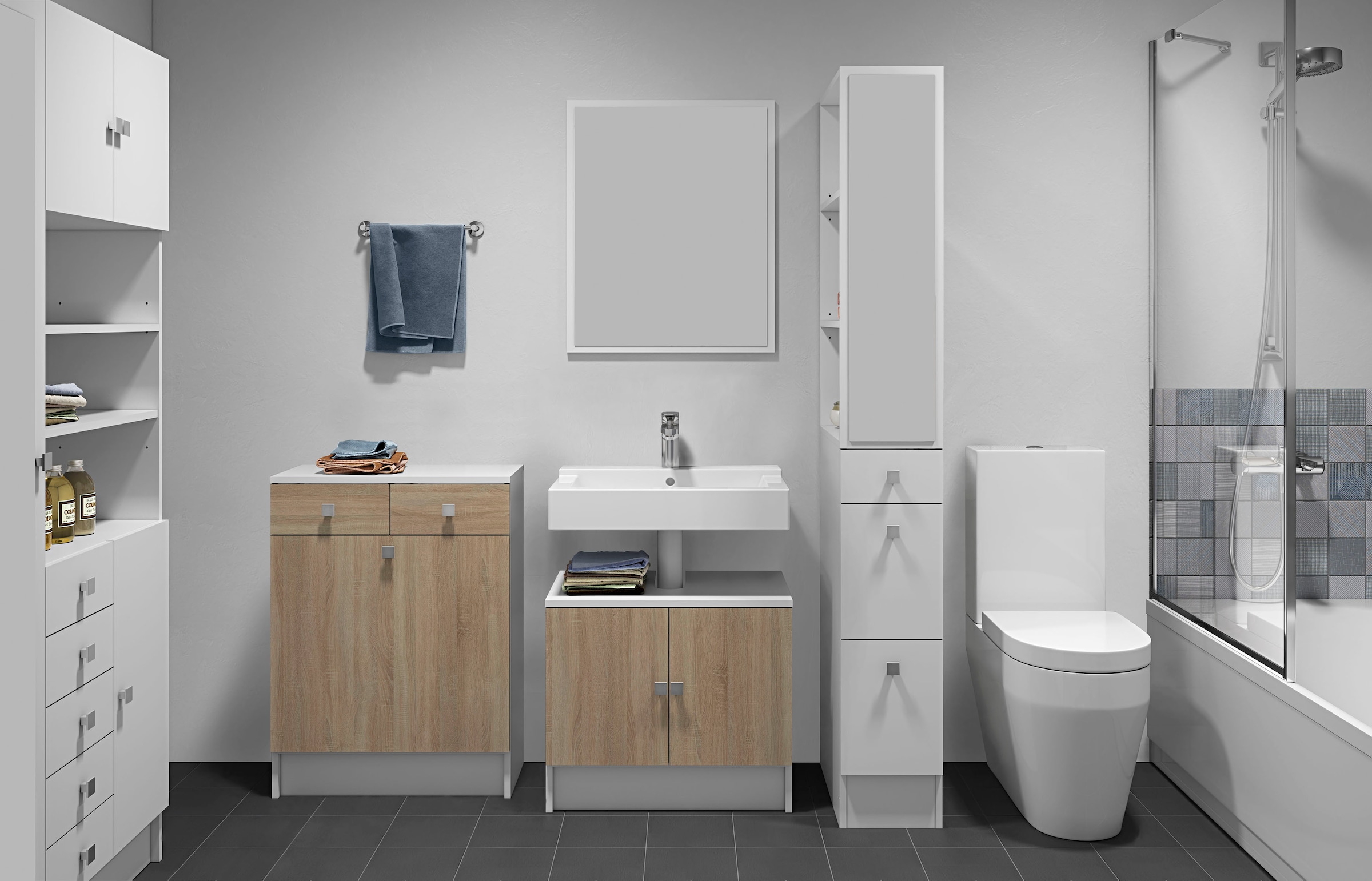 TemaHome Wäscheschrank »Combi Wäscheschrank«