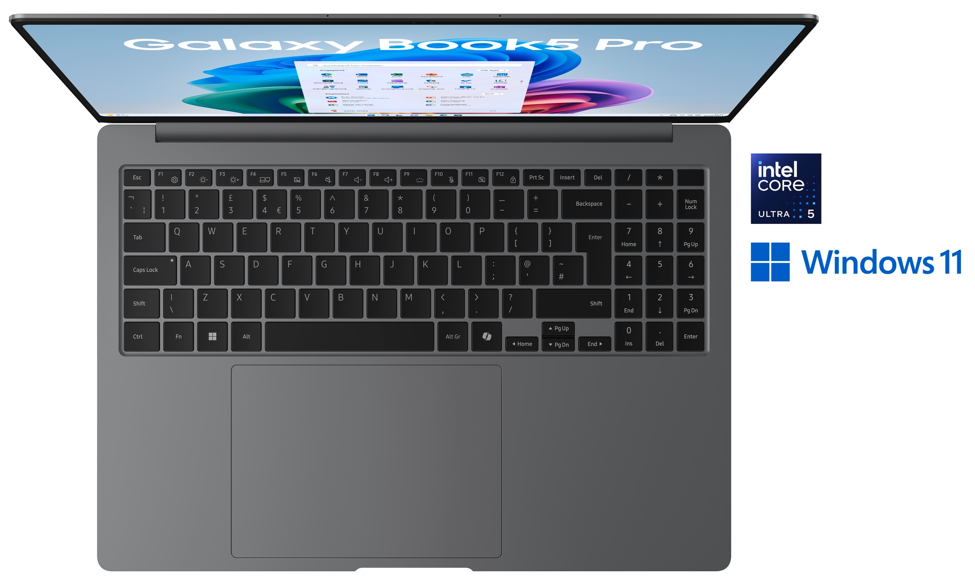 Samsung Convertible Notebook »Galaxy Book5 Pro 16 (NP960X)«, 40,64 cm, / 16 Zoll, Intel, Ultra 5, ARC, 512 GB SSD