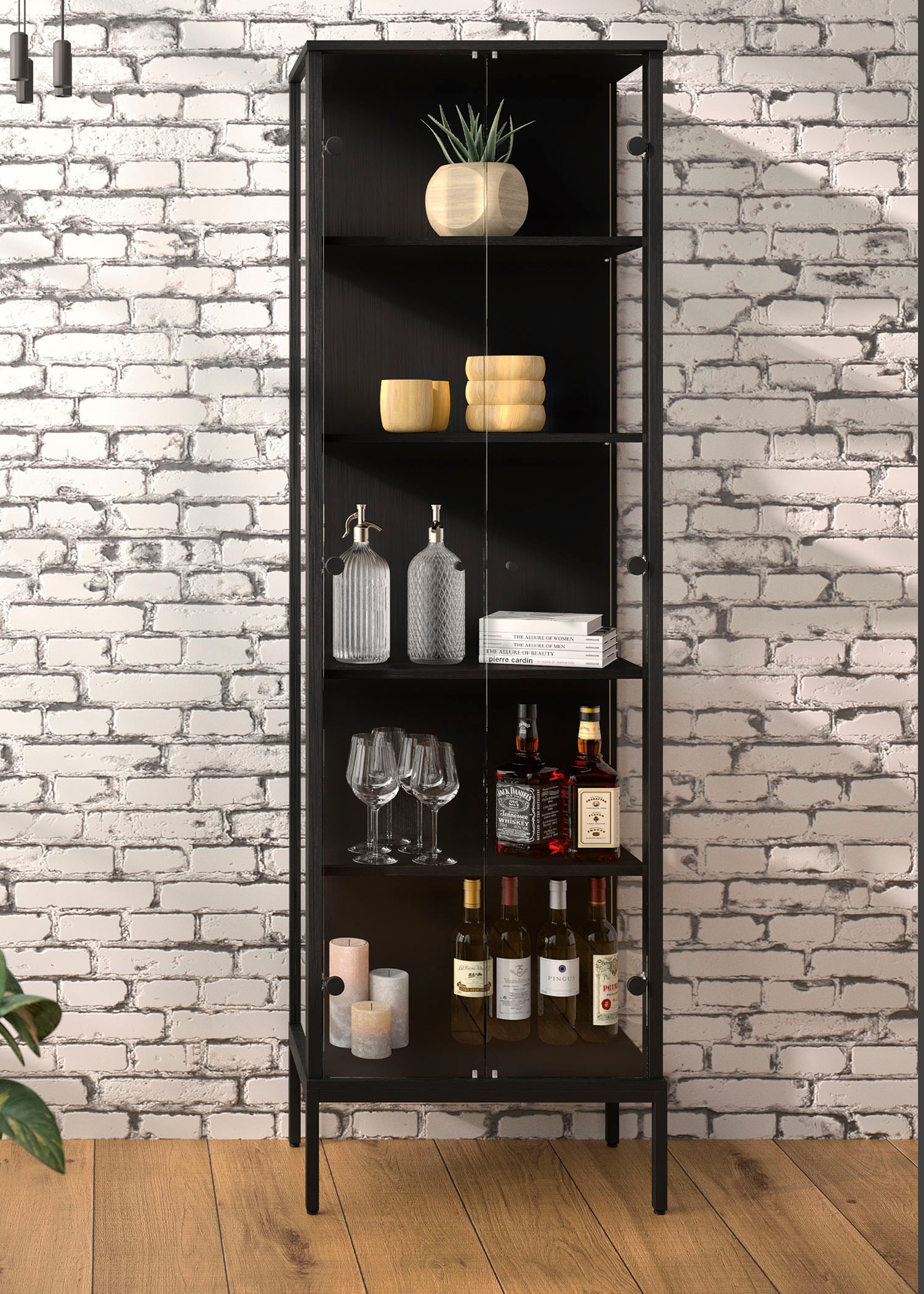 fif möbel Vitrine »STEP«, (1 St.), Standvitrine, Vitrinenschrank, Glasvitri günstig online kaufen