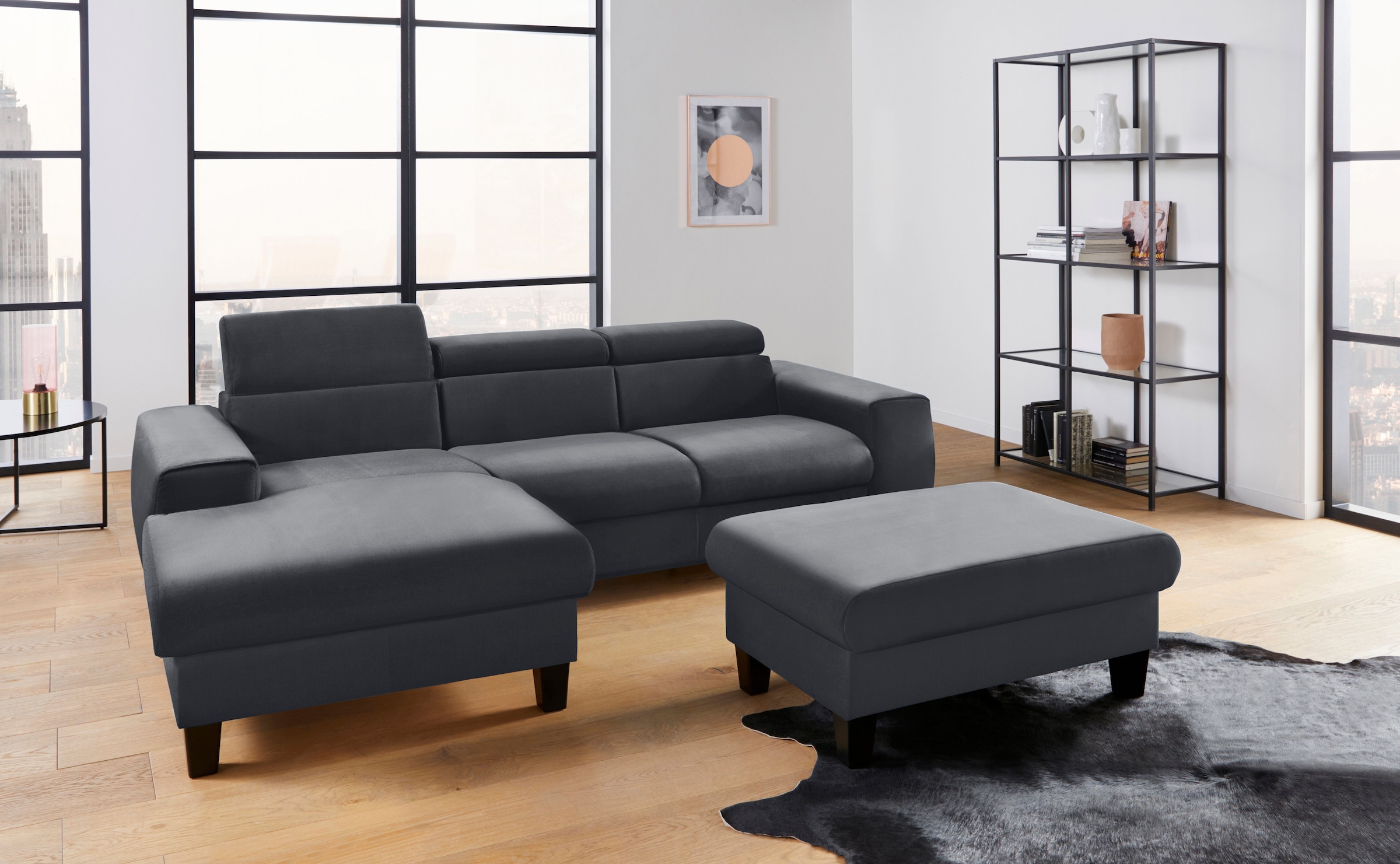 COTTA Polstergarnitur »Morven L-Form«, (Set), Set bestehend aus: Ecksofa mi günstig online kaufen