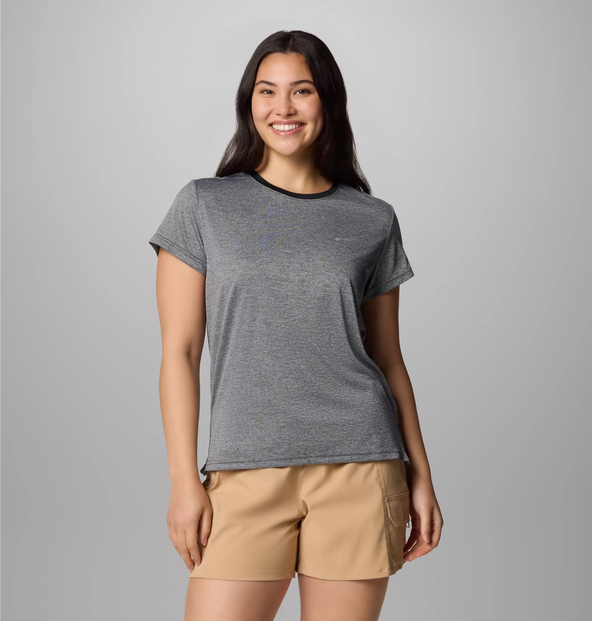 Columbia Funktionsshirt sportliche Passform, Kurzarm, für Outdoor-Aktivitäten
