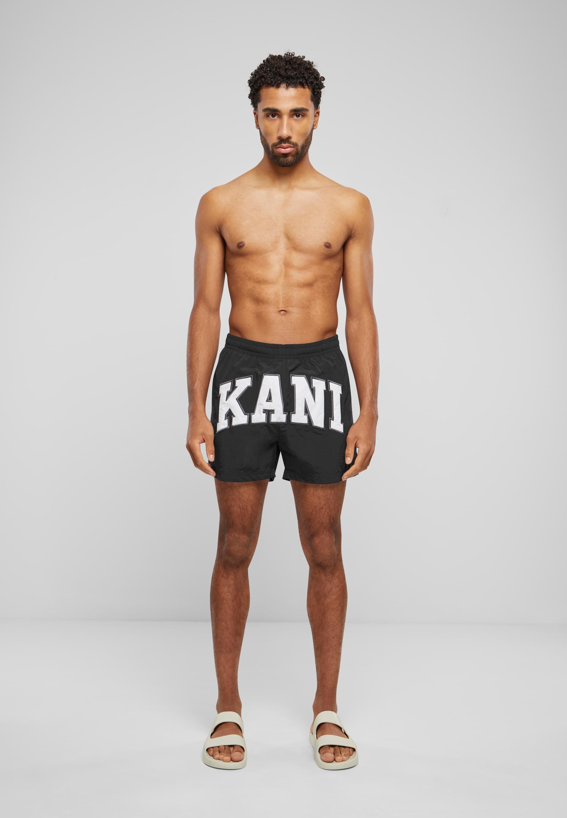 Karl Kani Badeshorts »Karl Kani Herren KM241-052-1 Karl Kani Serif Board Shorts«