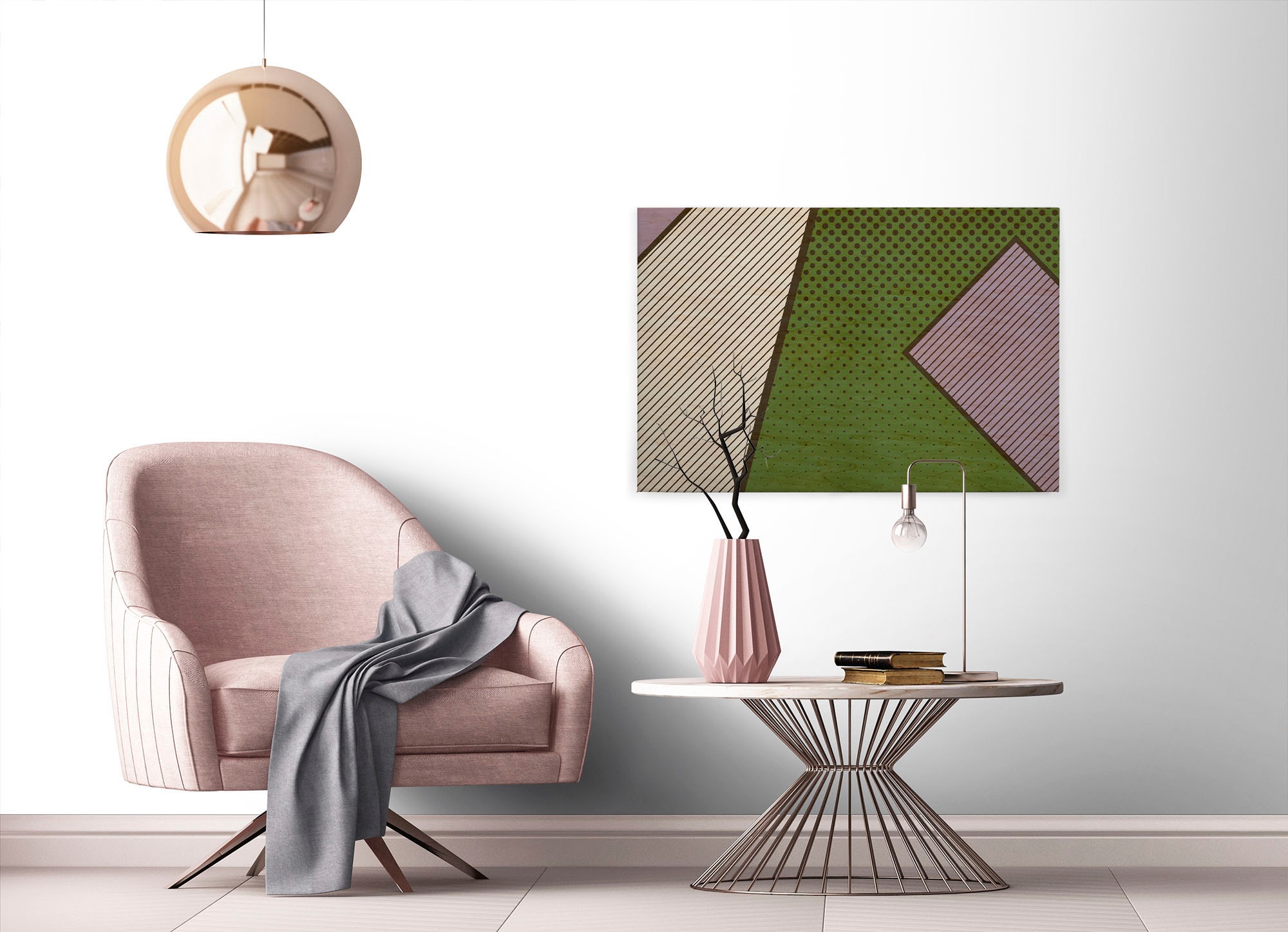A.S. Création Leinwandbild »pattern play 3«, Kunst-Modern-Kinder, (1 St.), Keilrahmen Bild Grafisch Geometrisch Leinwand-Bild Wohnzimmer modern