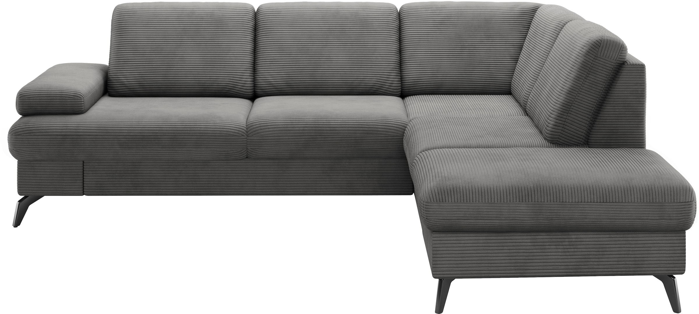 sit&more Ecksofa »Morris Jubi L-Form«, inkl. Armteilfunktion und 1 Zierkiss günstig online kaufen