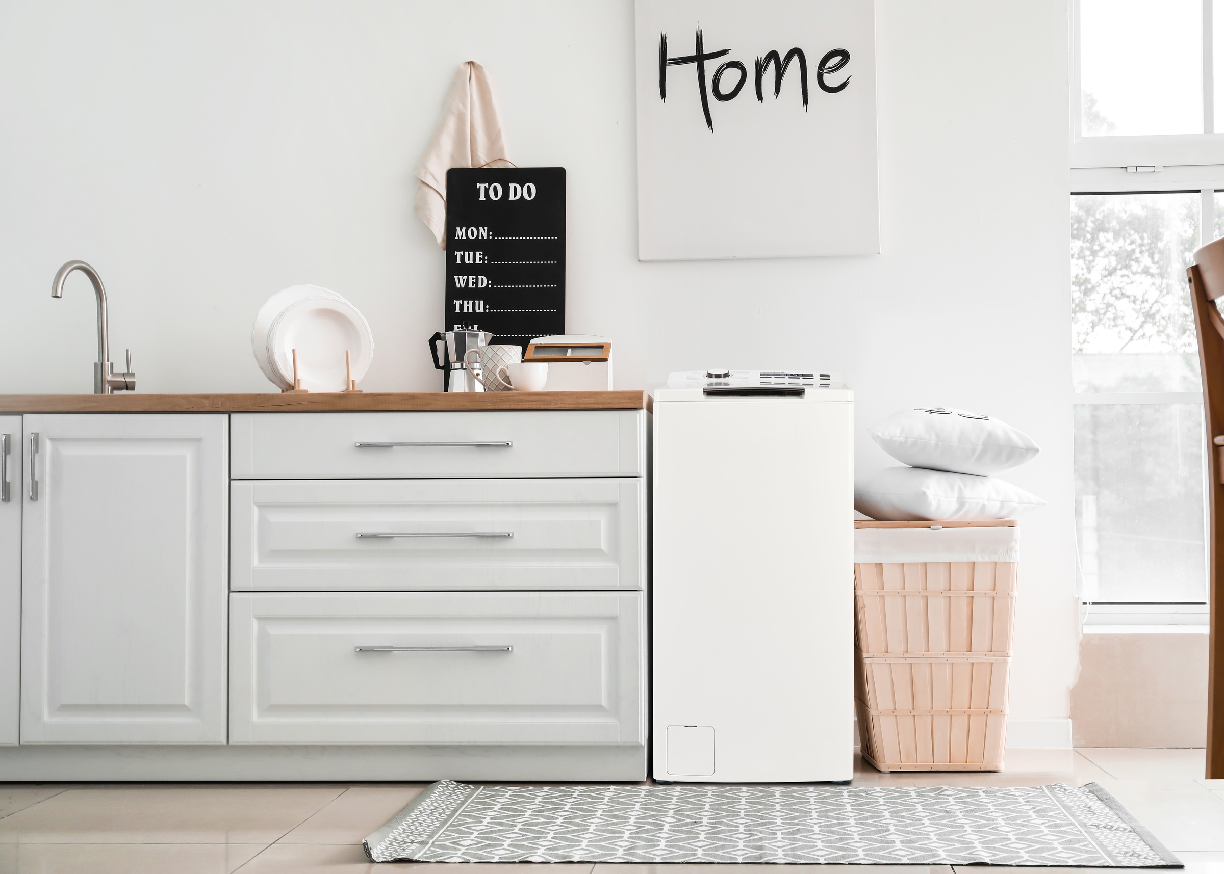 Hanseatic Waschmaschine Toplader »HTW712C«, 7,0 kg, 1200 U/min günstig online kaufen