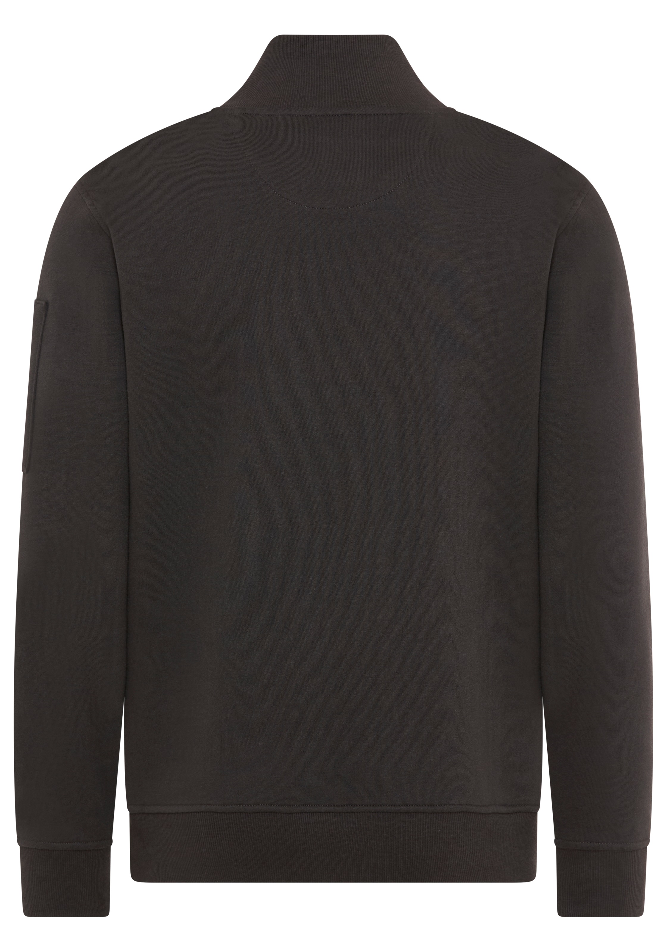 DELMAO Sweatshirt »Troyer«, mit moderner Ärmeltasche
