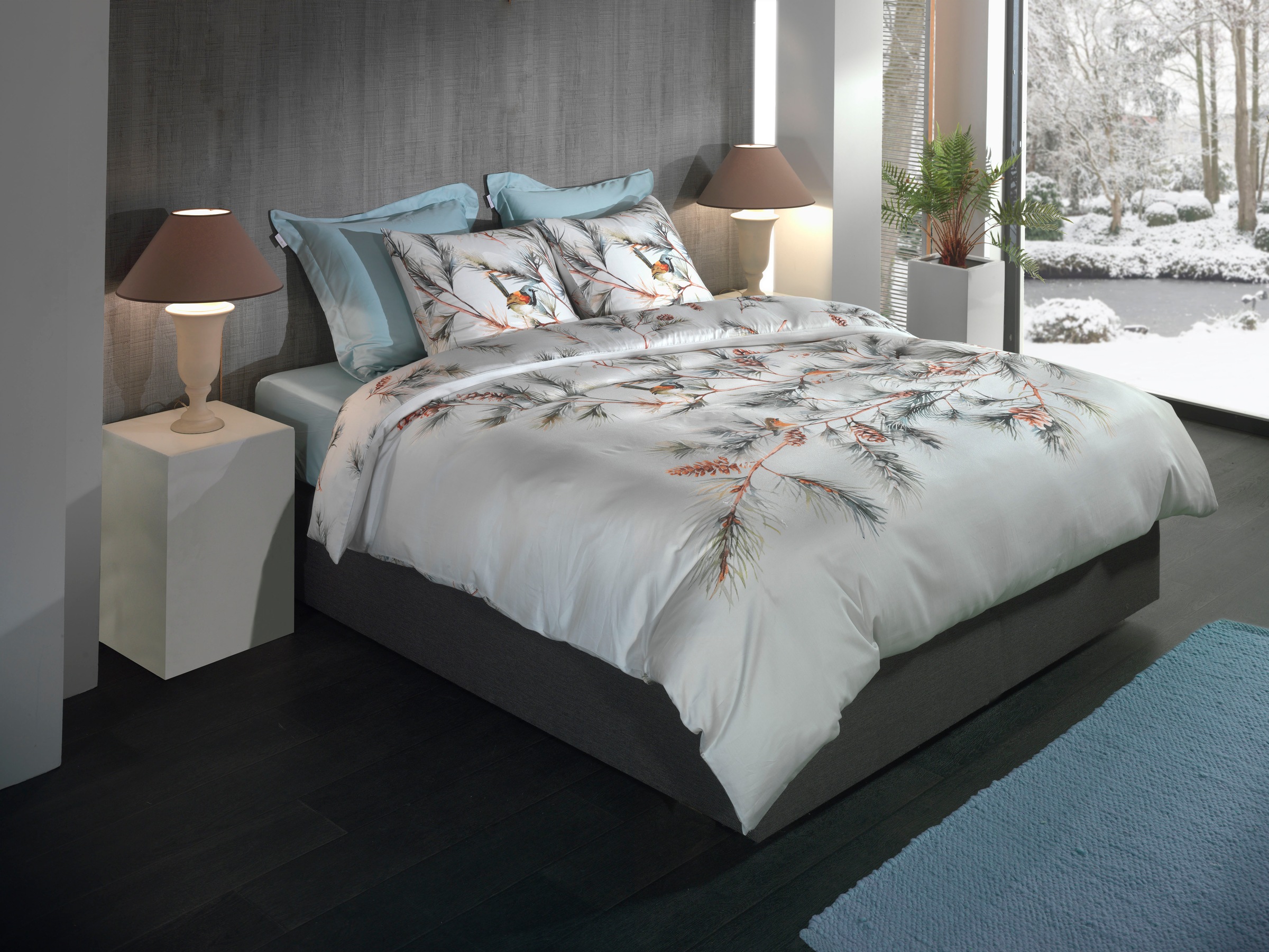 Heckett & Lane Bettwäsche »Destiny« 2 Stk. tlg. Äste Design, hochwertiges M günstig online kaufen