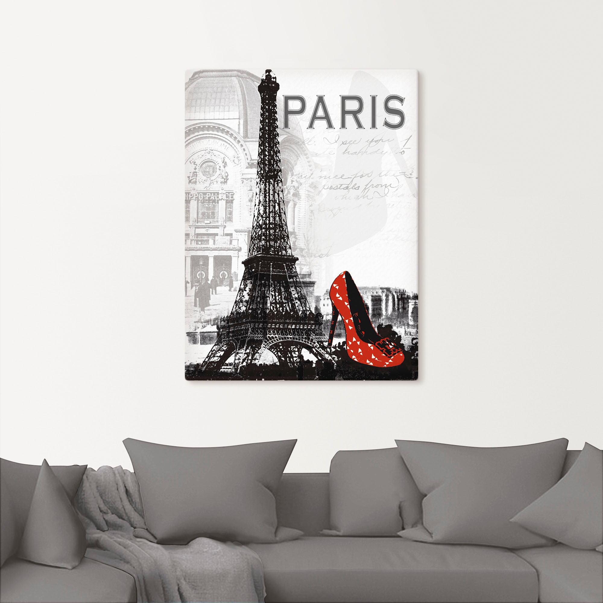 Artland Wandbild »Paris - Chic«, Gebäude, (1 St.), als Alubild, Outdoorbild günstig online kaufen