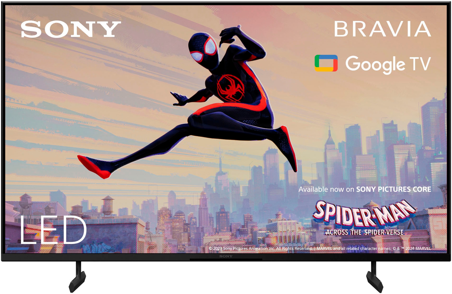 Sony LED-Fernseher »KD-43X80L«, 108 cm/43 Zoll, 4K Ultra HD, Google TV-Smart-TV, HDR, X1-Prozessor, Sprachsuche,BRAVIACore, Triluminos Pro, Gaming-Menü