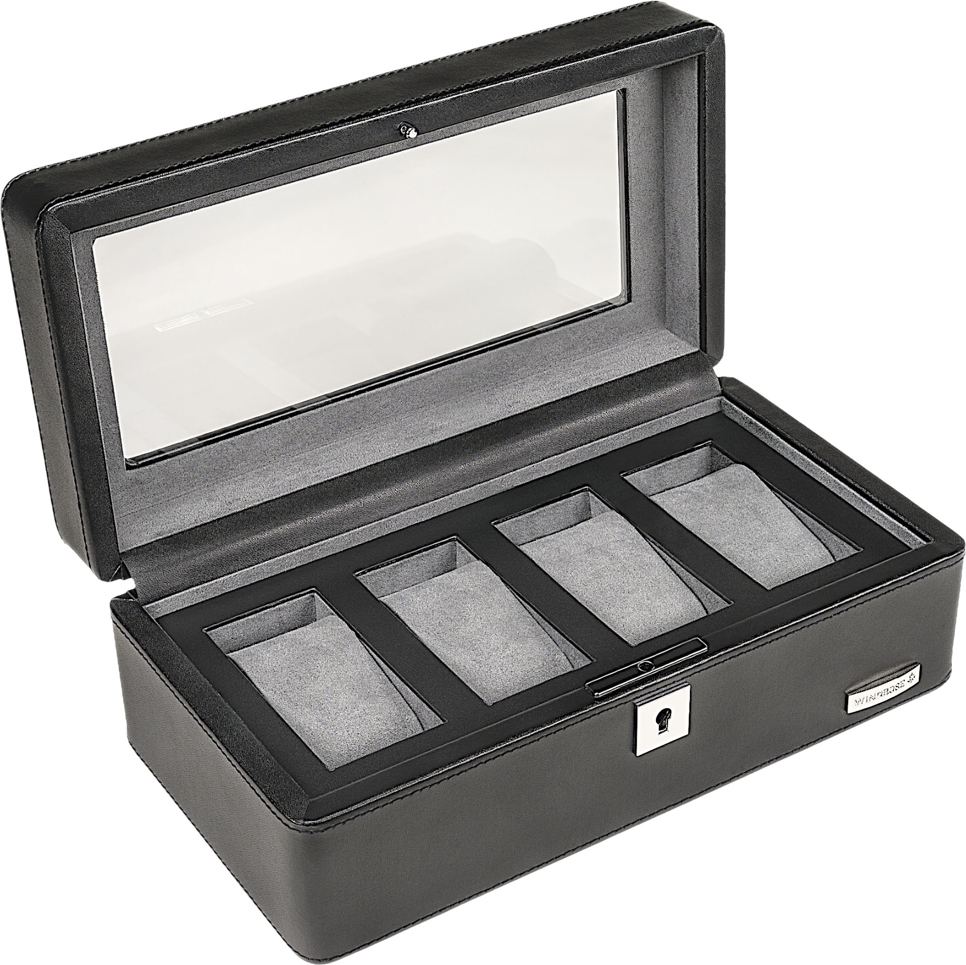 WINDROSE Uhrenbox »Tempora, 804020.08«, Aufbewahrung, Uhrenkasten, Ø max.40mm, Armbanduhr, Geschenkidee