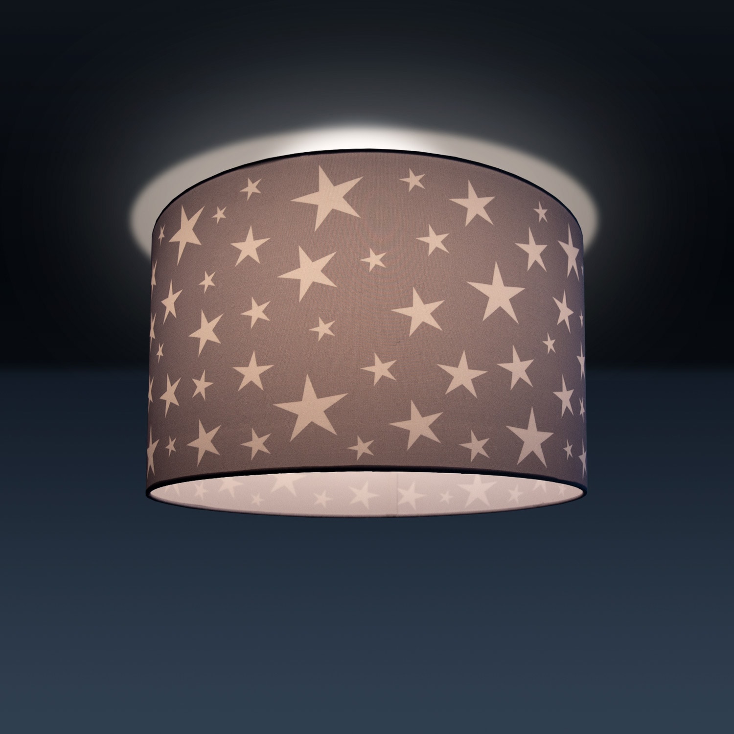 Paco Home Deckenleuchte »Capri 315«, 1 flammig, Leuchtmittel E27 | ohne Leuchtmittel, Kinderlampe Deckenlampe LED Kinderzimmer Sternenhimmel Motiv E27