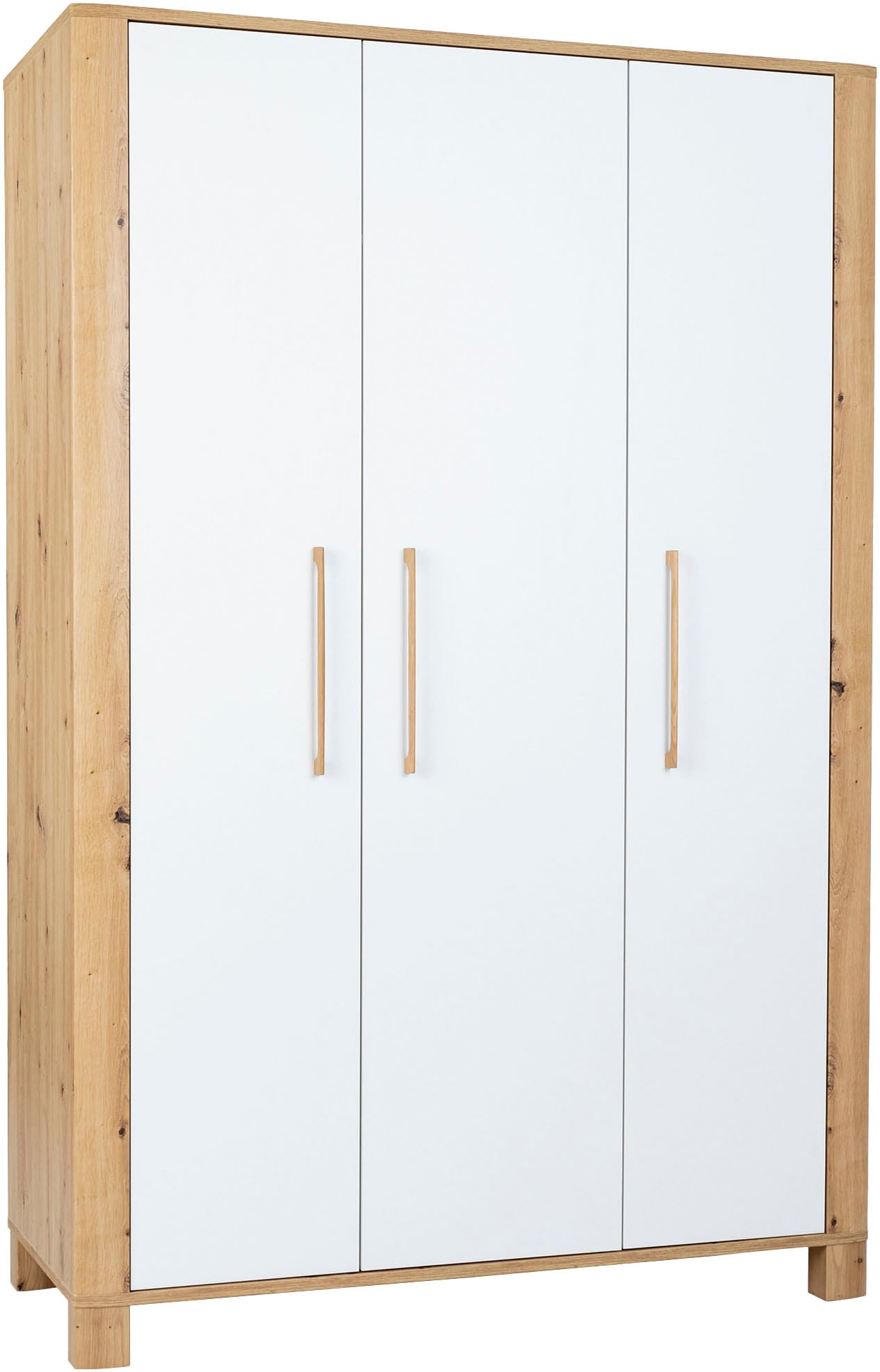 arthur berndt Babyzimmer-Komplettset »Babyzimmer Set »Marlon« 3-teilig«, (Set, 3 tlg., Kleiderschrank, Kinderbett und Wickelkommode)