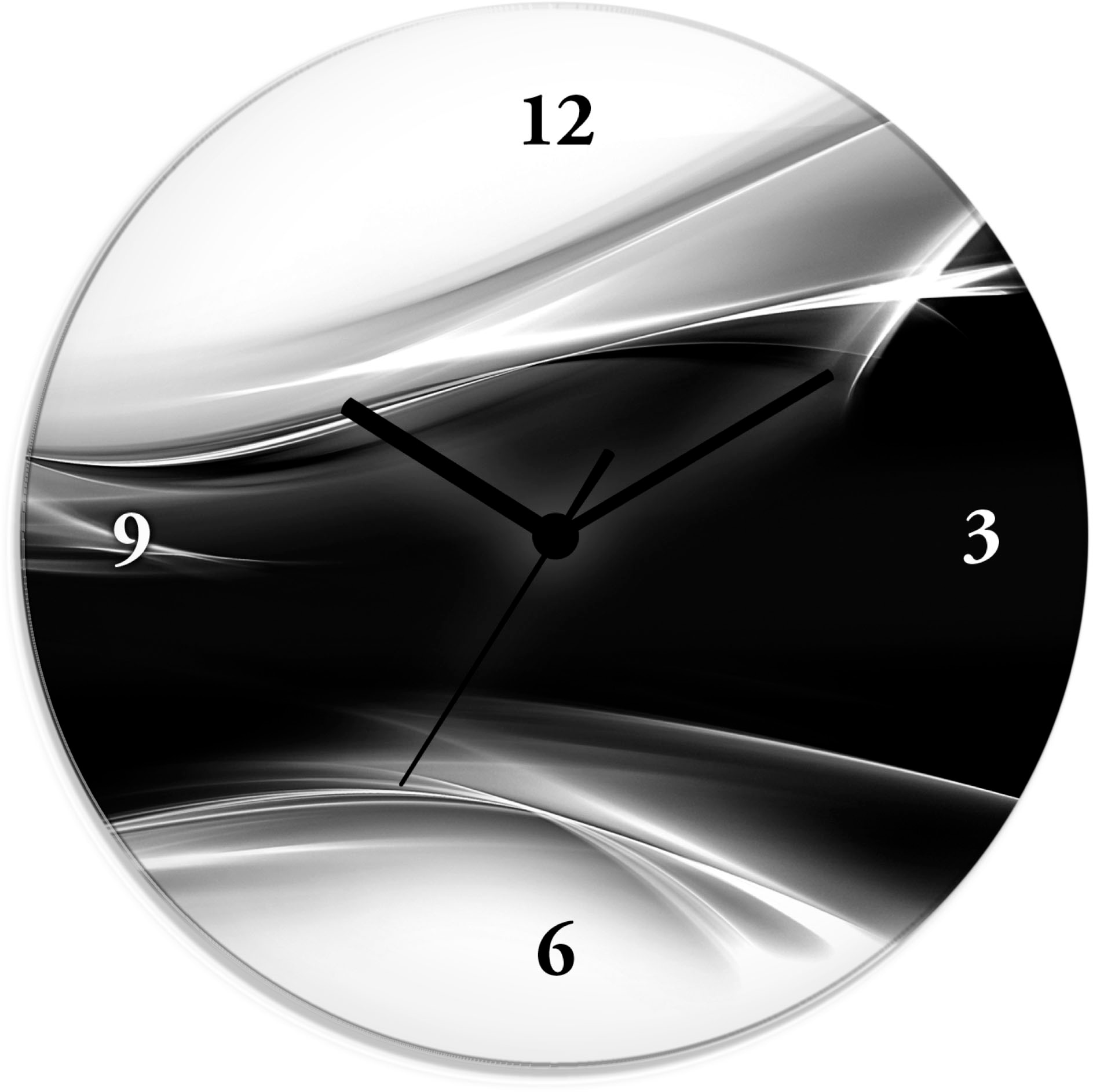 Artland Wanduhr »Kreatives Element«, wahlweise mit Quarz- oder Funkuhrwerk, lautlos ohne Tickgeräusche