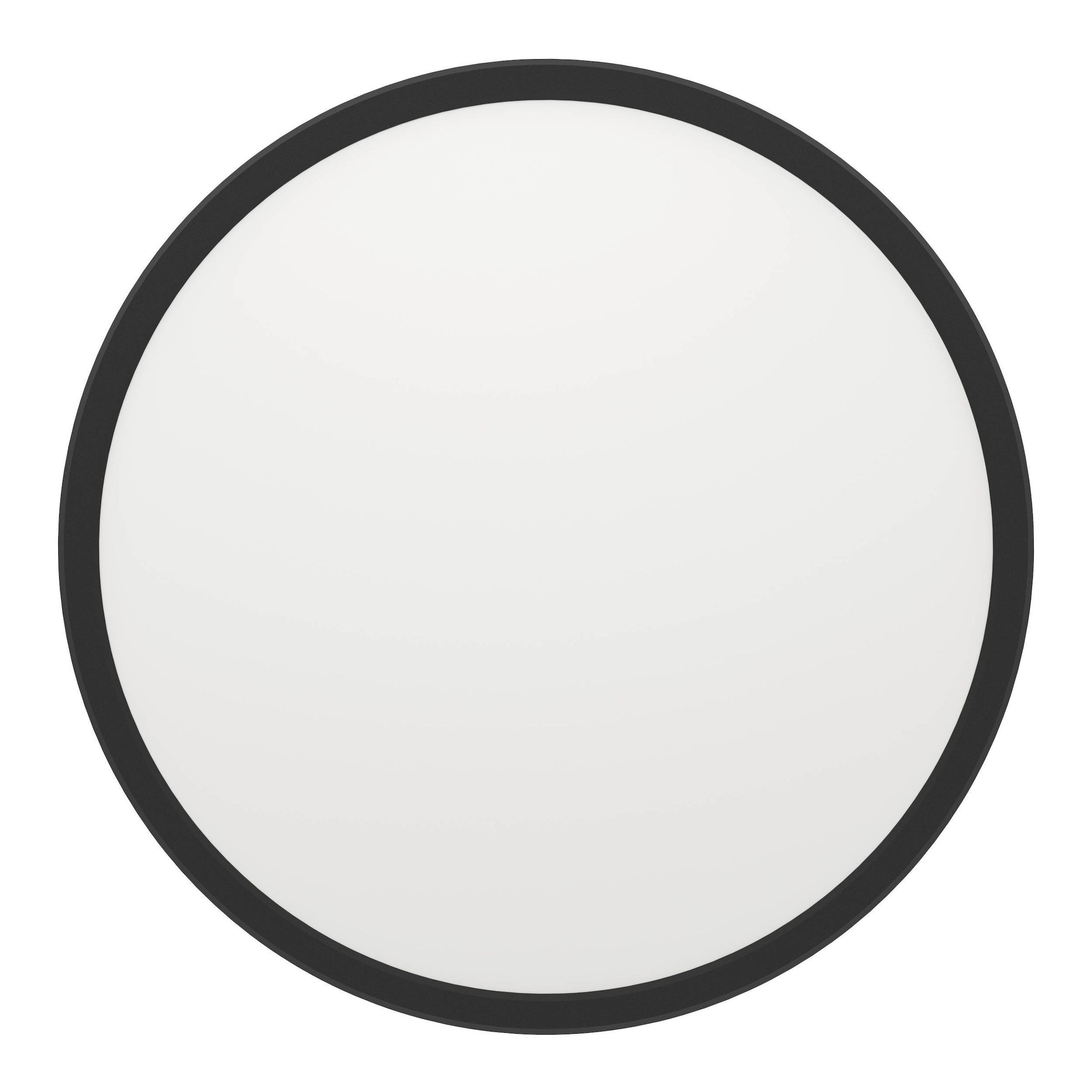 EGLO Deckenleuchte »Rovito Deckenlampe, Deckenbeluchtung, Badlampe Decke, Kunststoff, IP44« LED-Modul 1 Stk. Kaltweiß | Neutralweiß | Warmweiß Wand-/Deckenleuchte - H3 x Ø30 cm - schwarz - 13,9W inkl.