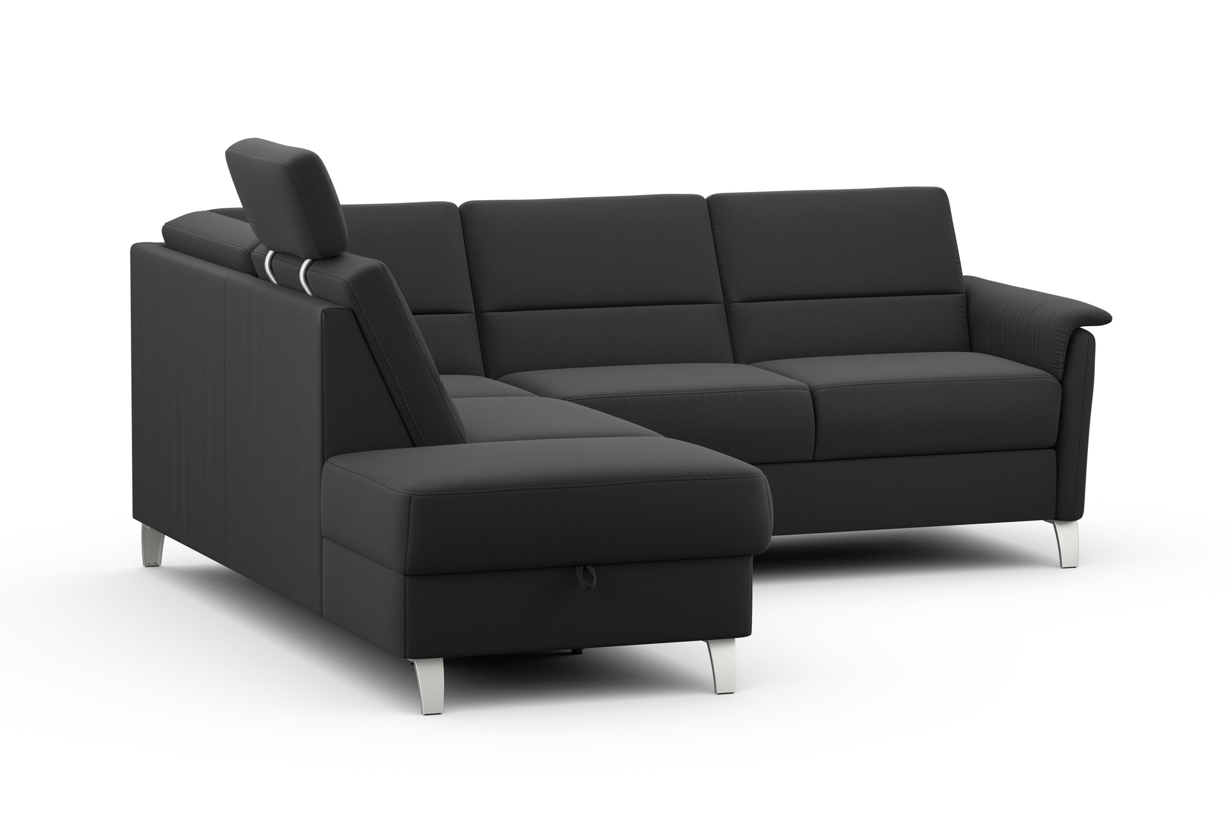 sit&more Ecksofa »Palmera L-Form«, Federkern, wahlweise mit Bettfunktion un günstig online kaufen