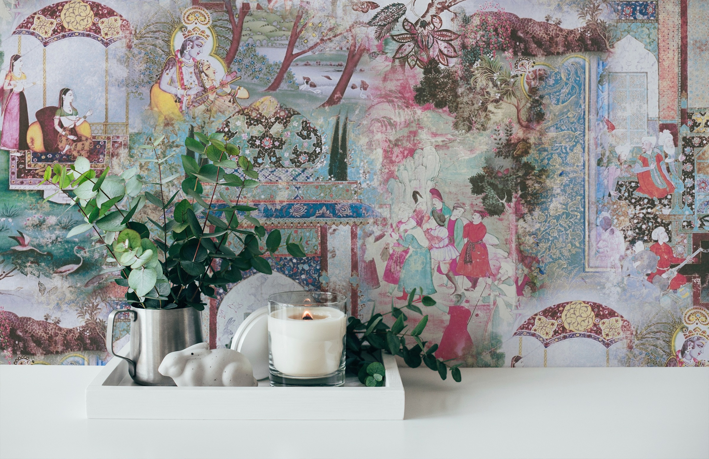 A.S. Création Vliestapete »Dream Flowery«, Ethnomuster-abstrakt-minimalistisch, Vintage Tapete Orientalisch Tapeten Wohnzimmer Schlafzimmer Küche Flur