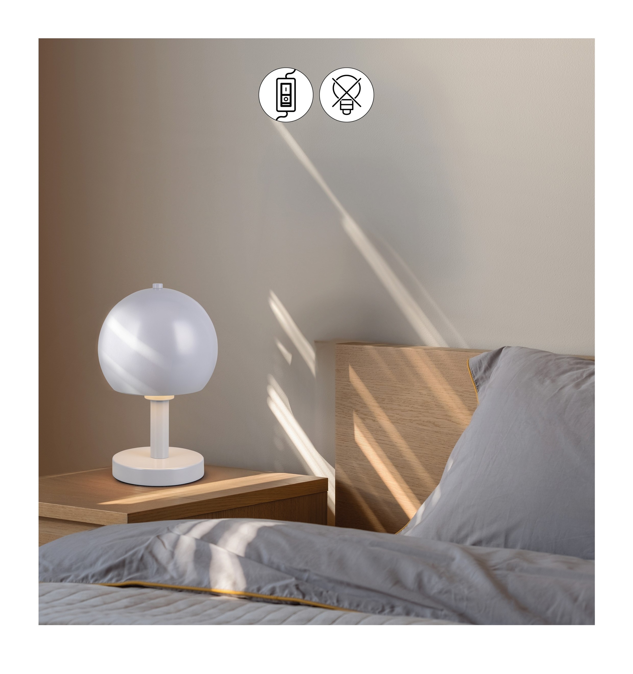 Leonique Tischlampe »Christelle, Deko Tischleuchte mit Metallschirm Ø 18cm günstig online kaufen