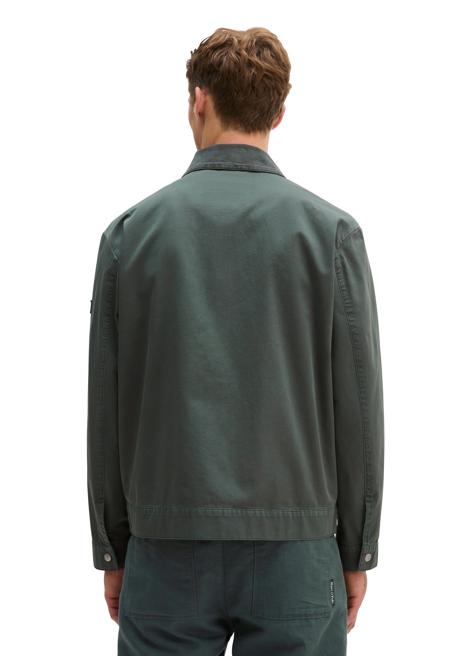 Marc O'Polo Outdoorjacke regular mit Cordkragen