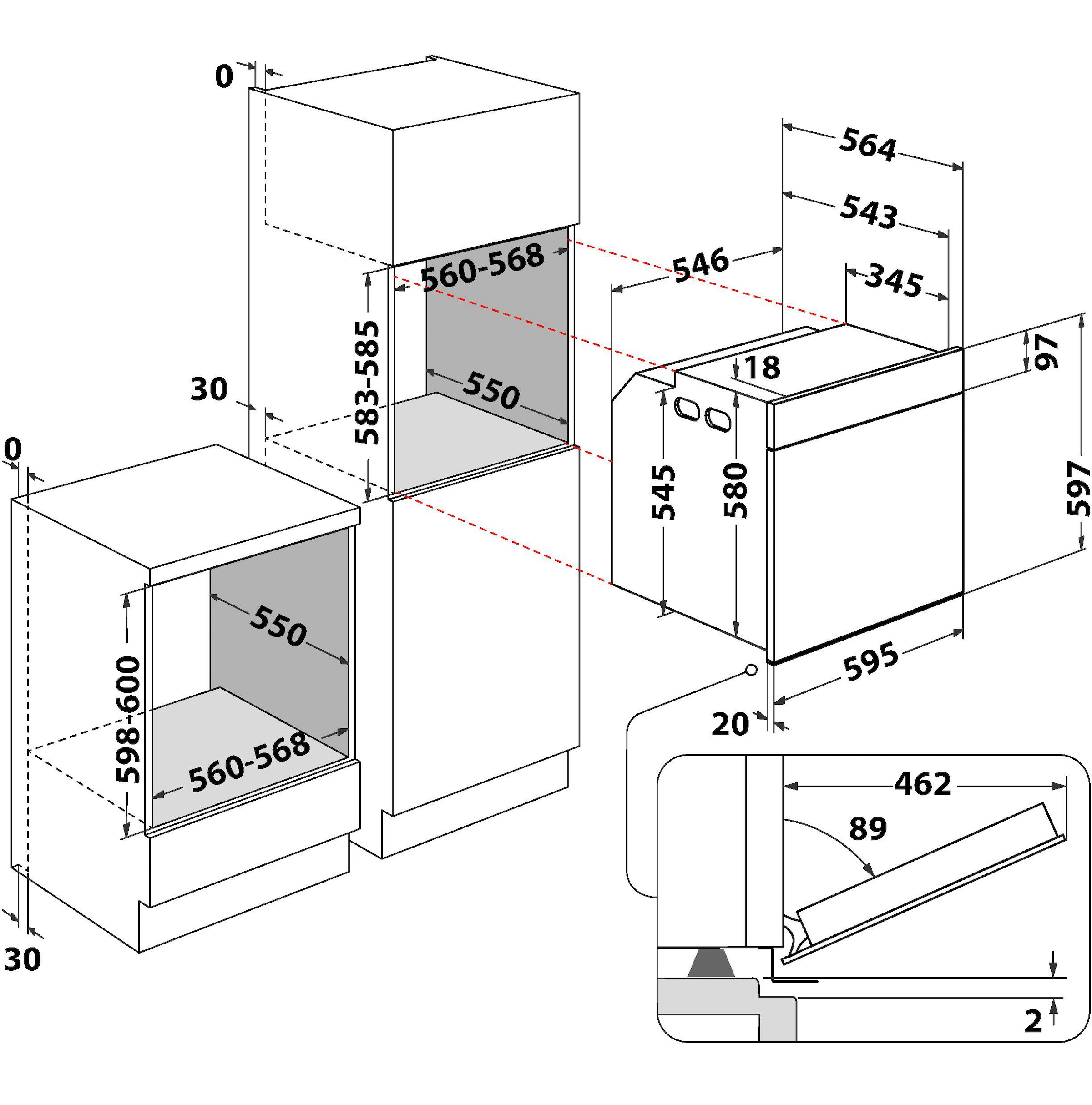 BAUKNECHT Einbaubackofen  »BBI78HT1SK«, mit 1-fach-Teleskopauszug, Hydrolyse, AirFry-Funktion, Pizzafunktion, 1-fach-Teleskopauszug, Hydrolyse