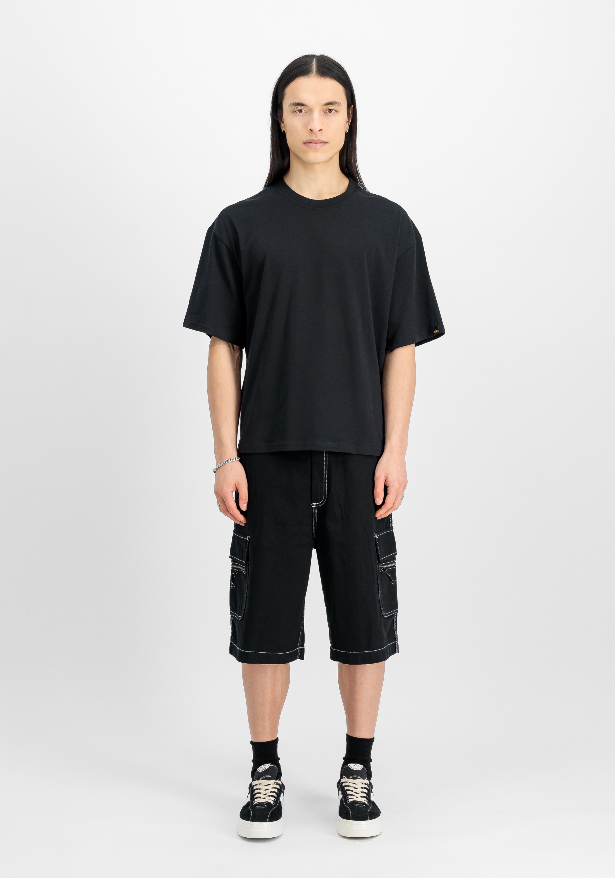 Alpha Industries T-Shirt »Alpha Industries Men - T-Shirts Aloha Flower Backprint T-Shirt«