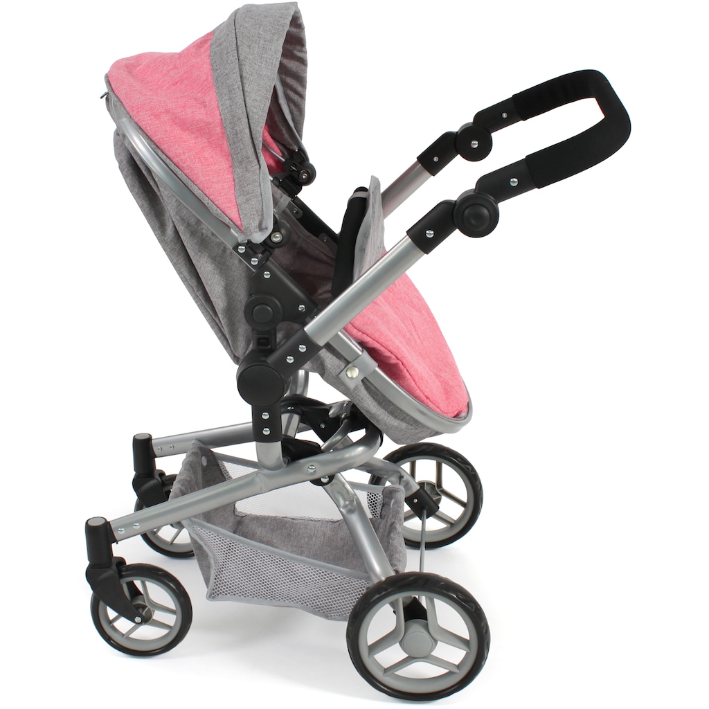 CHIC2000 Kombi-Puppenwagen »Yolo, Melange Pink«