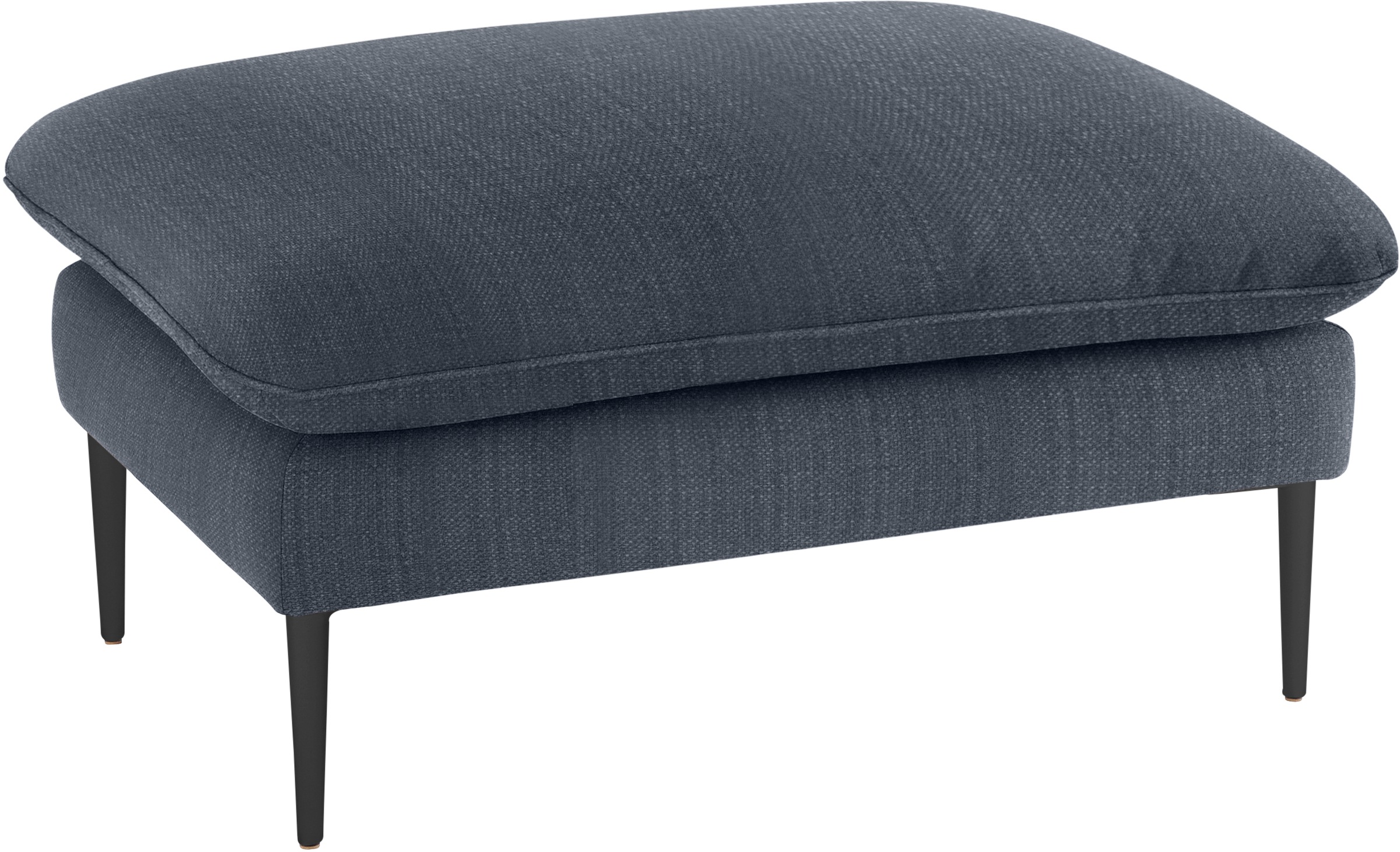 W.SCHILLIG Hocker »enjoy&MORE«, Füße schwarz pulverbeschichtet, Breite 106 cm