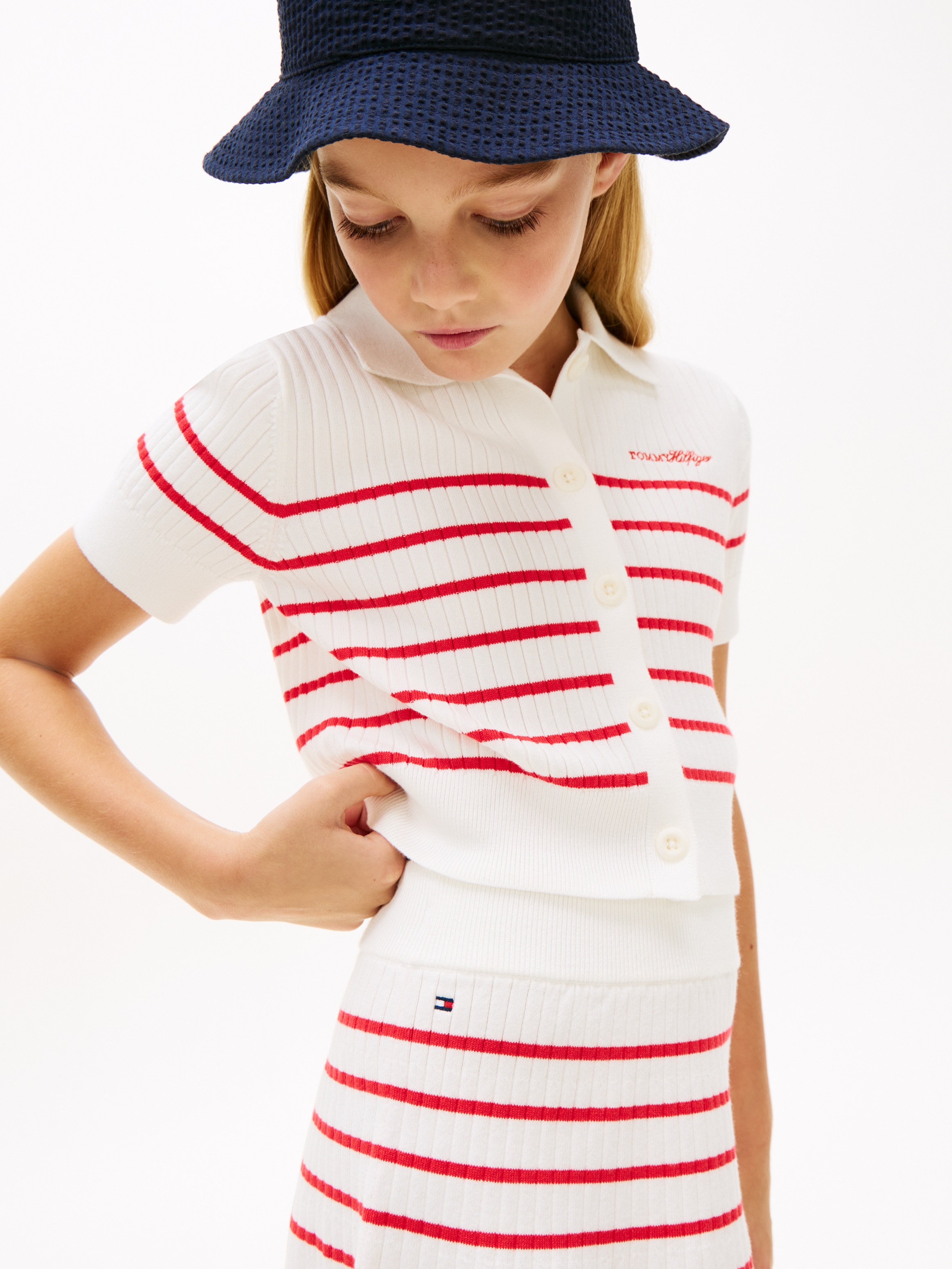 Tommy Hilfiger Sweatrock »SWEATER RIB SKIRT« Kinder bis 16 Jahre, regular fit