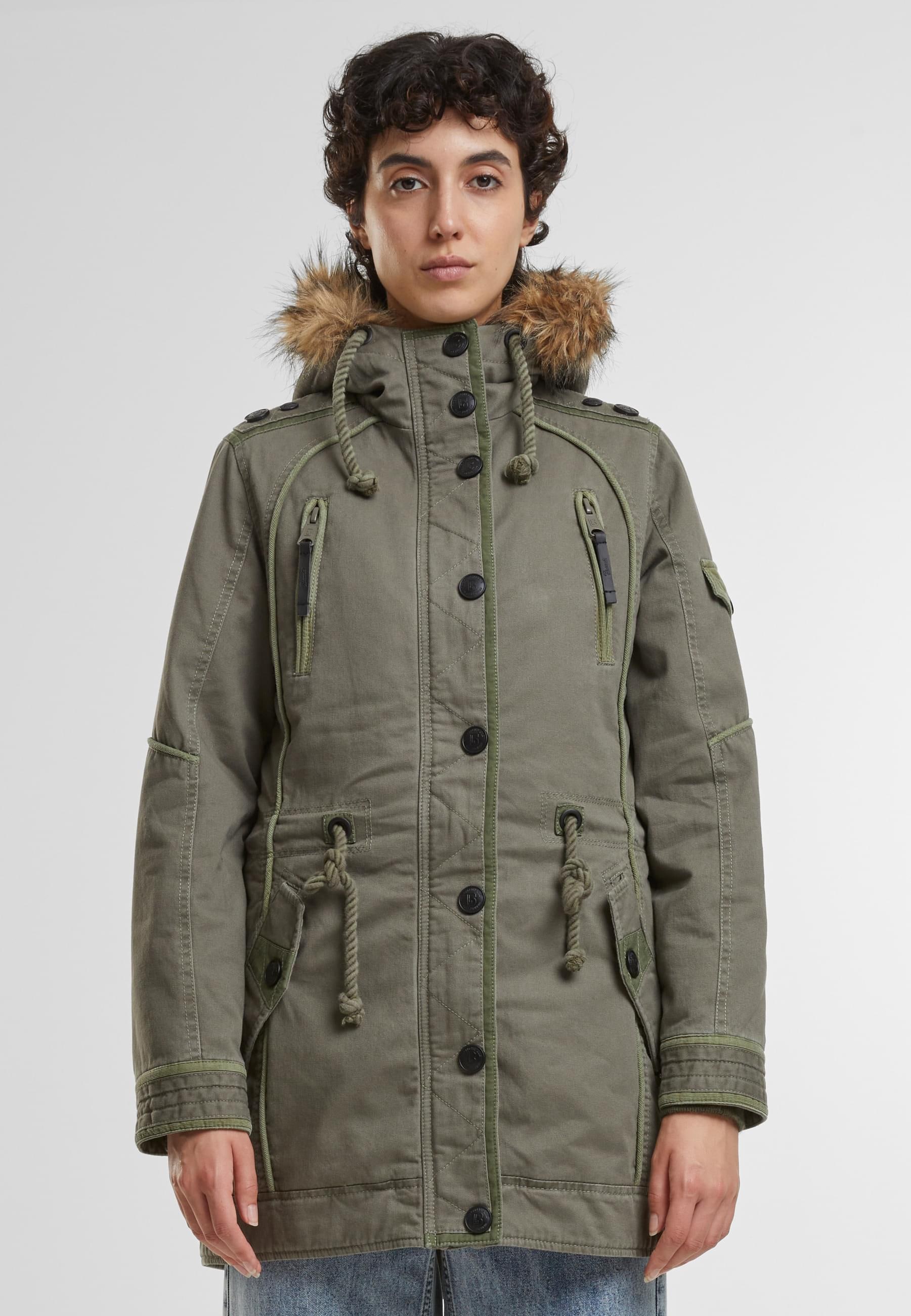Brandit Parka »Brandit Brandit Women Emma Winterparka« 1 Stk. tlg. mit Kapuze