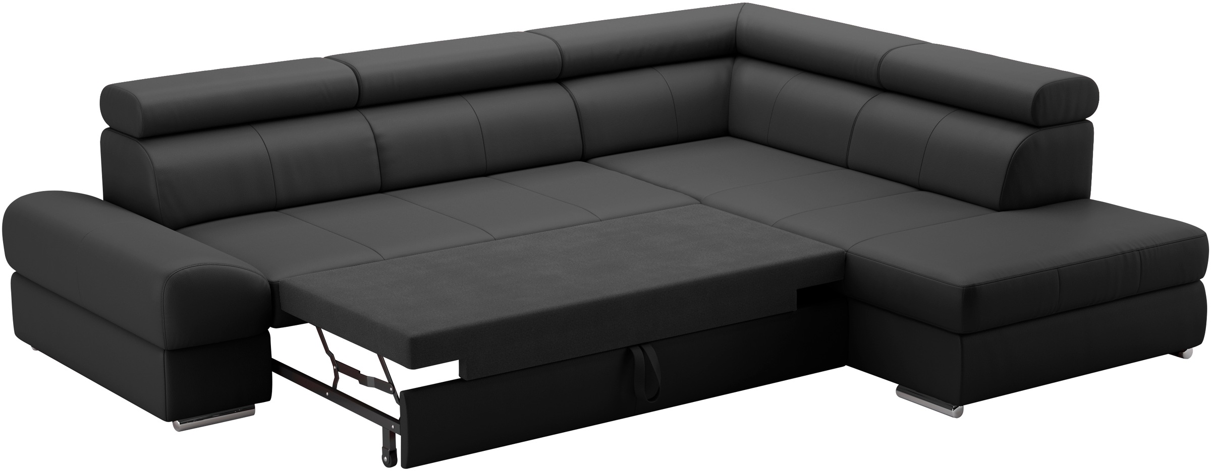 sit&more Ecksofa »Broadway L-Form«, mit verstellbaren Kopfteilen, wahlweise mit Bettfunktion
