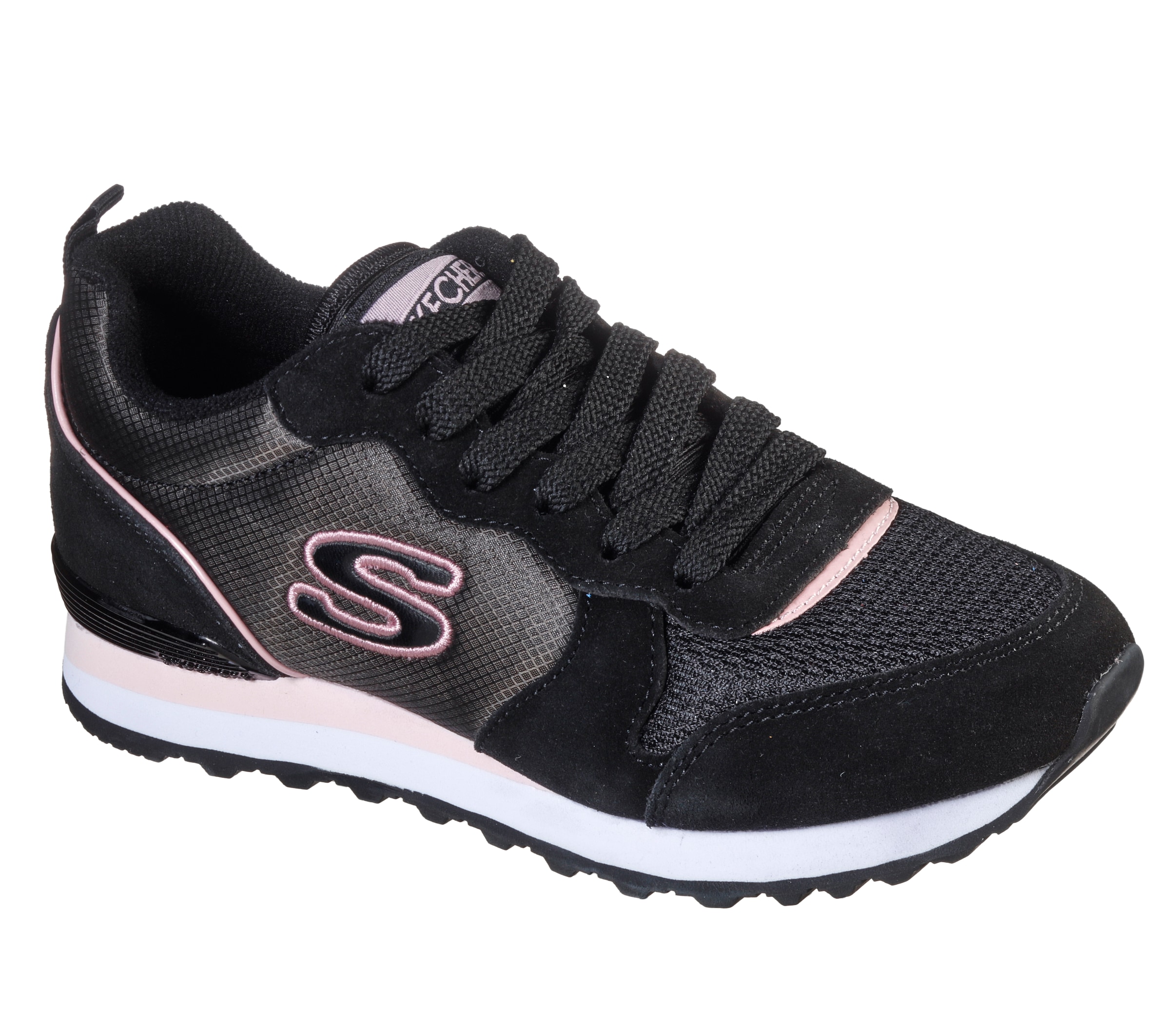 Black lace skechers online