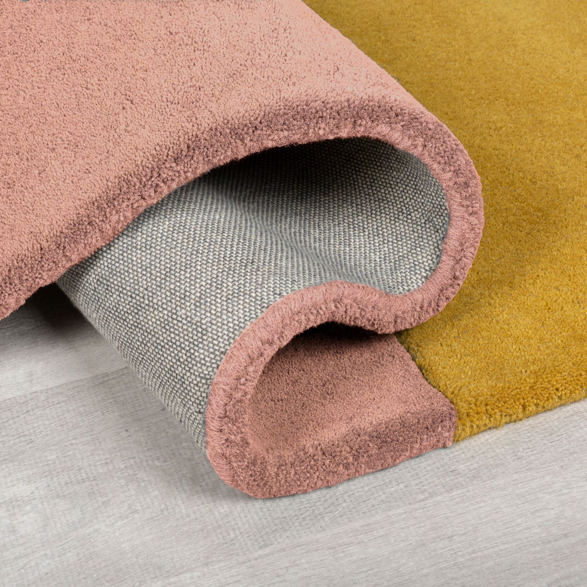 FLAIR RUGS Wollteppich »Lozenge mit abstraktem Retro-Design« rechteckig 10 mm Höhe Kurzflor, Retro Muster