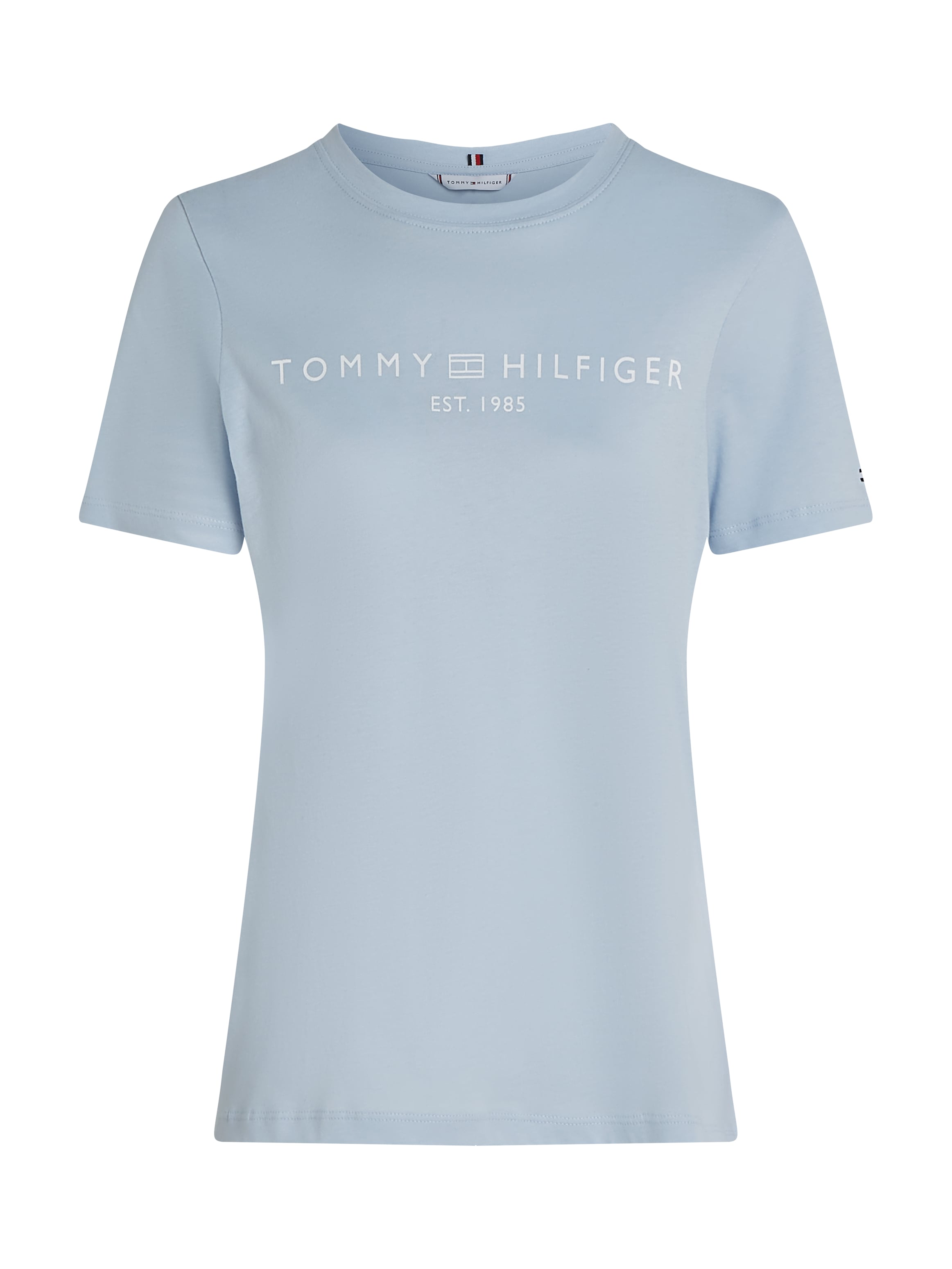 Tommy Hilfiger T-Shirt »REG CORP LOGO C-NK SS«, mit Logoschriftzug