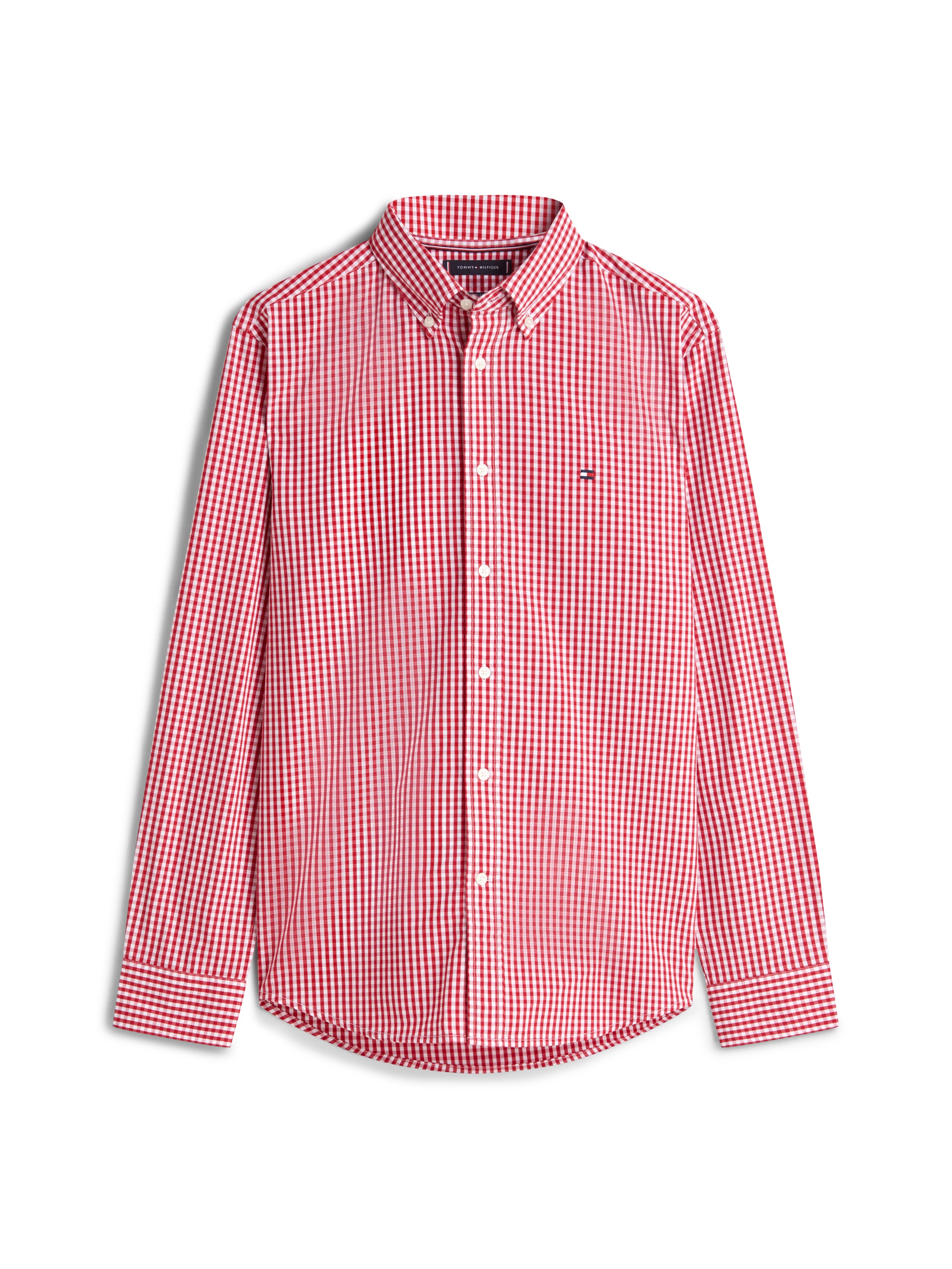 Tommy Hilfiger Langarmhemd »FLEX POPLIN BIG GINGHAM«