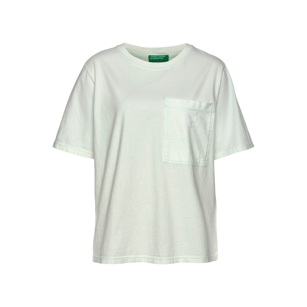 United Colors of Benetton T-Shirt mit einer großen aufgesetzten Brusttasche