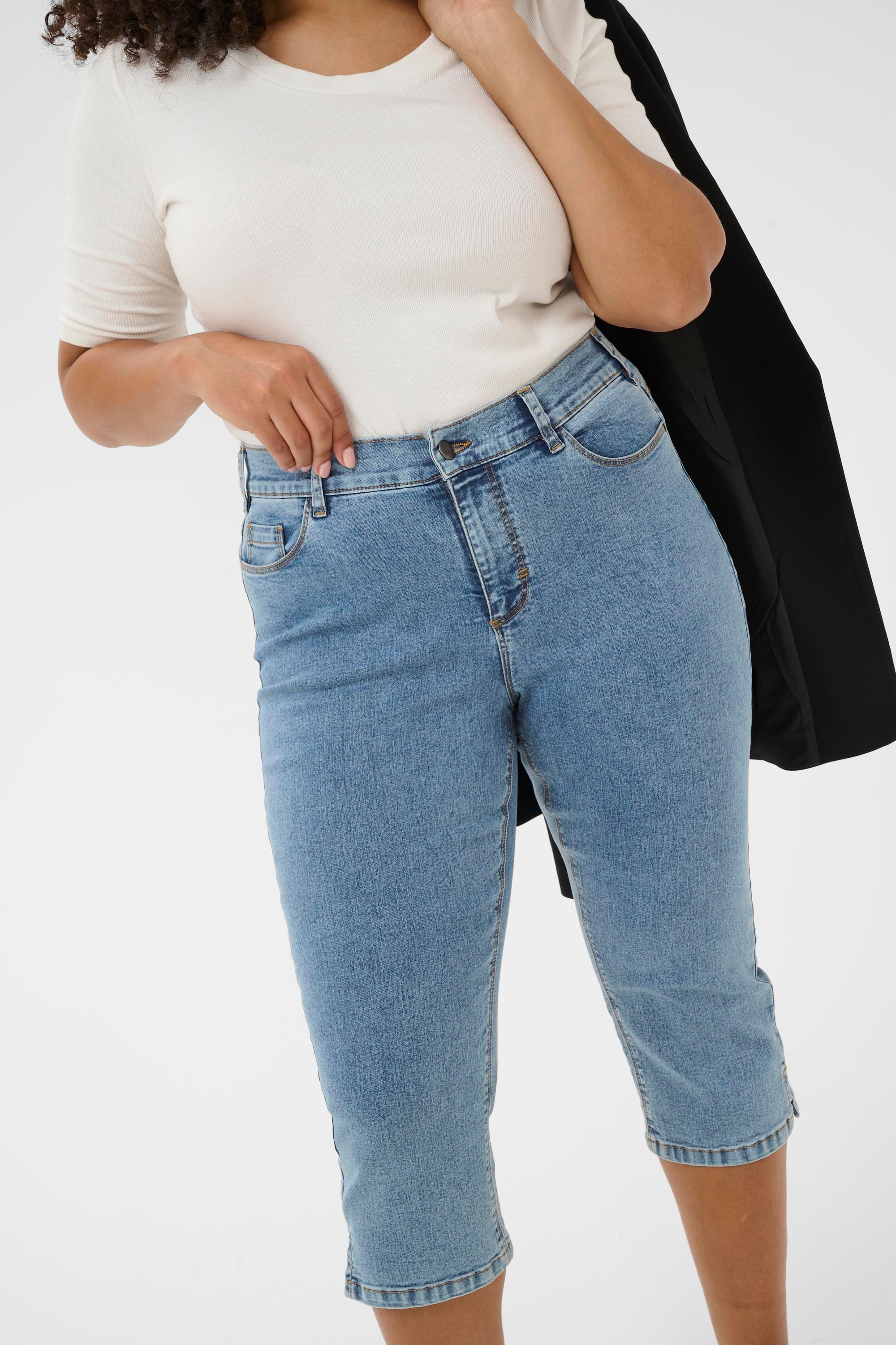 KAFFE Curve Regular-fit-Jeans »Damen Jeans KCvilana«