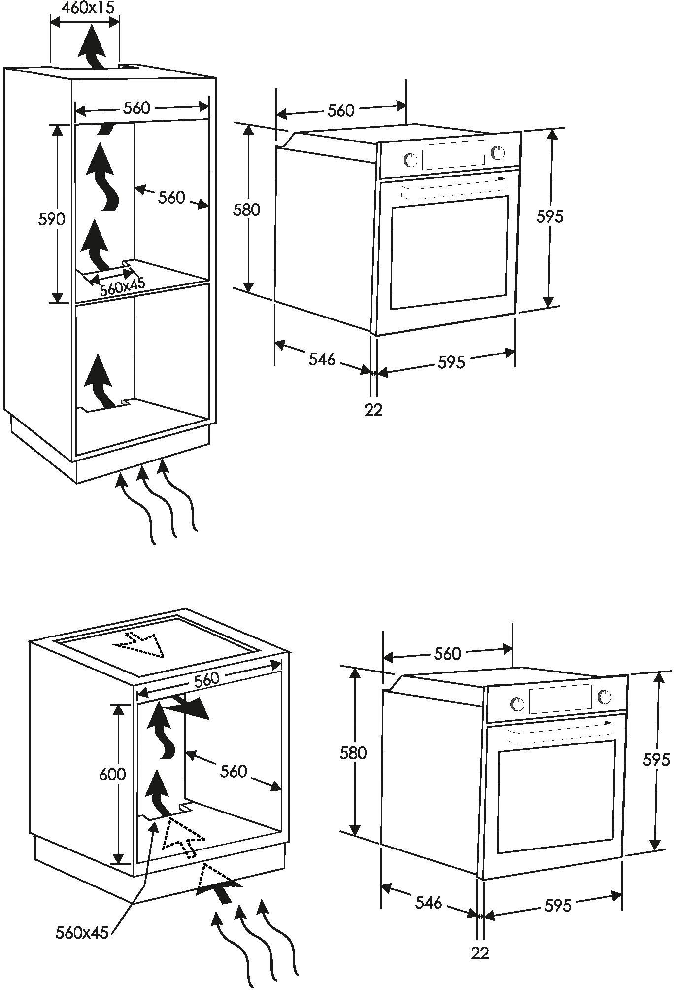 Candy Einbaubackofen  »FCT615X DE«, Aquactive Reinigung