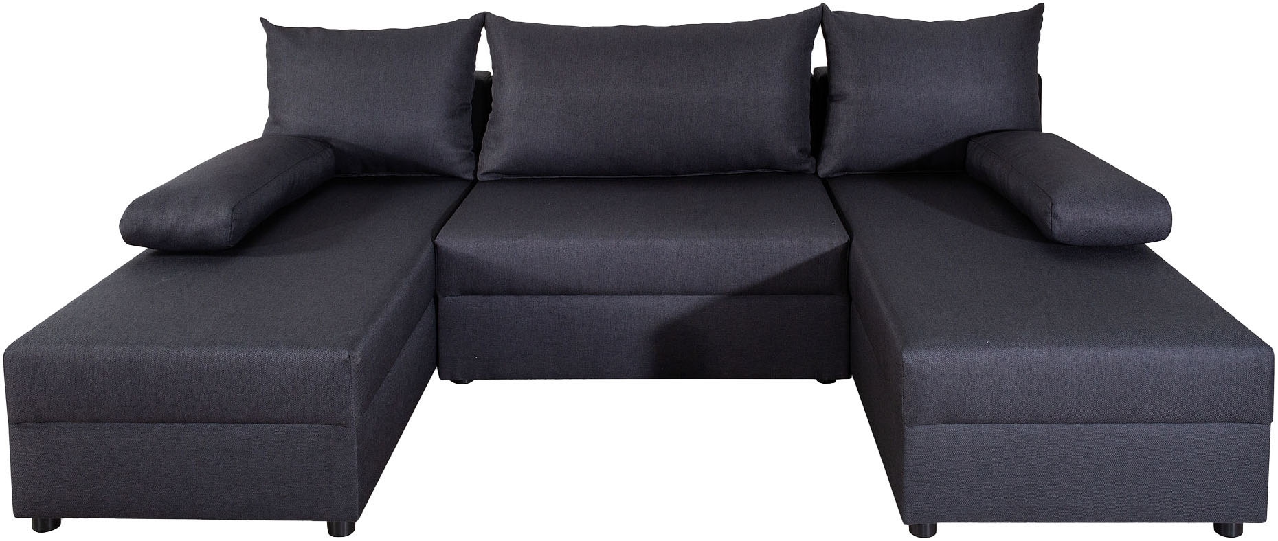 COLLECTION AB Wohnlandschaft »Pico U-Form«, Breite 220, ohne Armlehne mit Schlaffunktion, Bettkasten