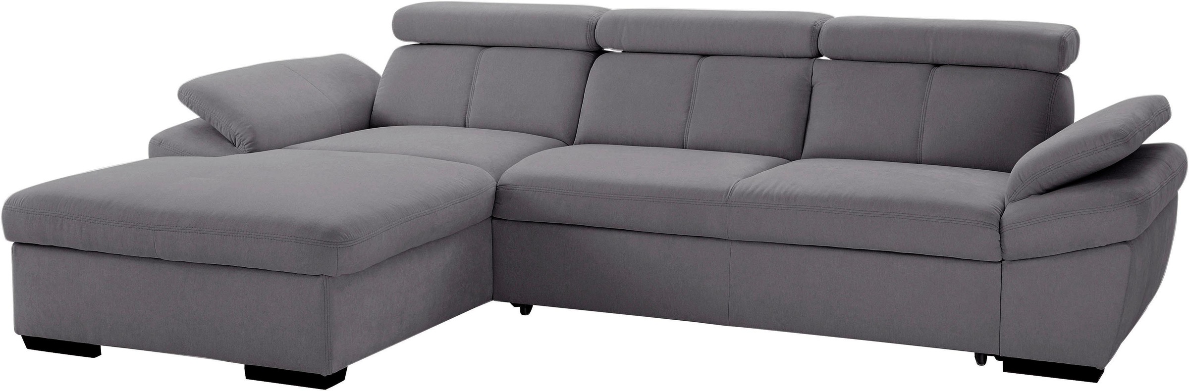 exxpo - sofa fashion Ecksofa »Salerno, inkl. Kopf- und Armteilverstellung, günstig online kaufen