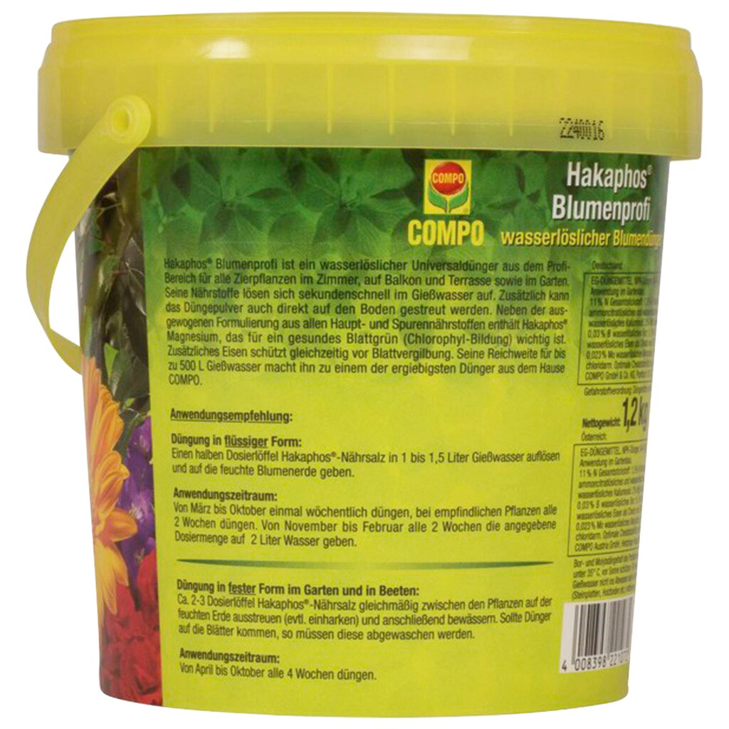 Compo Blumendünger »Hakaphos® Blumenprofi«, 1,20 kg